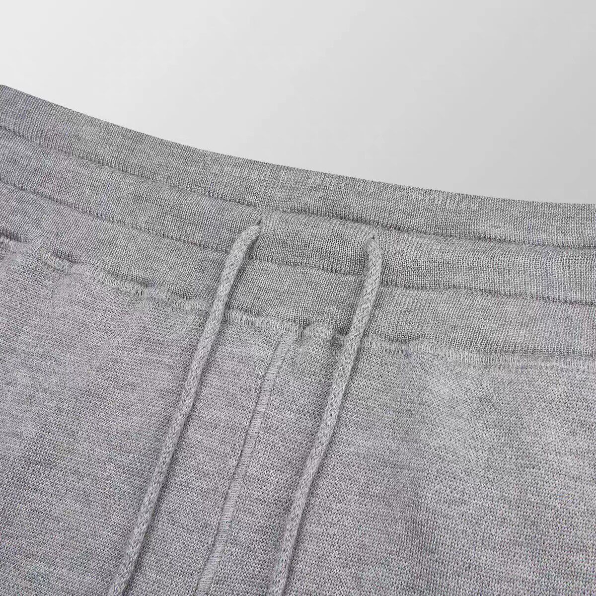 BIGI Men's Wool Knit Drawstring Casual Pants Size US 32 / EU 48 - 2 Thumbnail