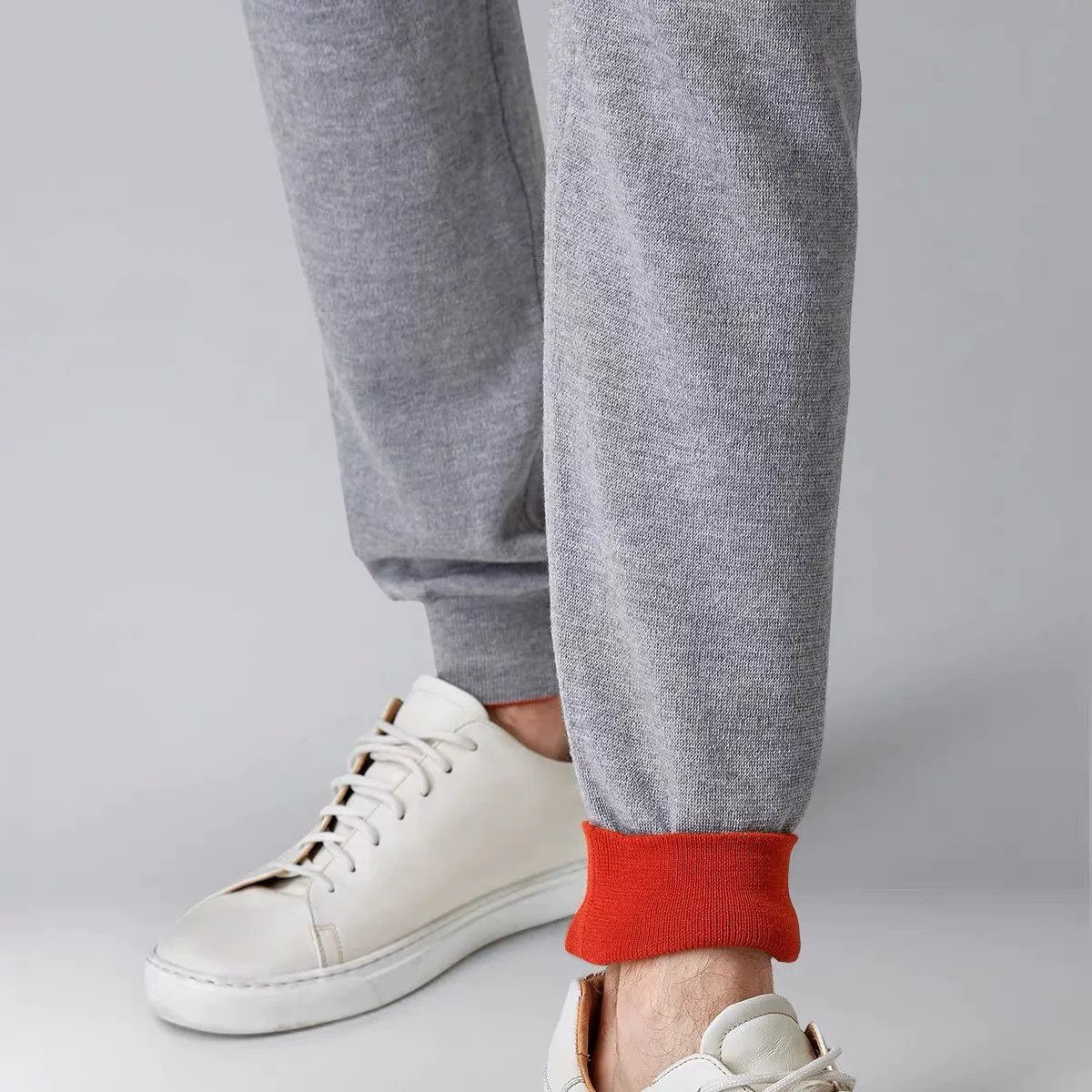 BIGI Men's Wool Knit Drawstring Casual Pants Size US 32 / EU 48 - 3 Thumbnail