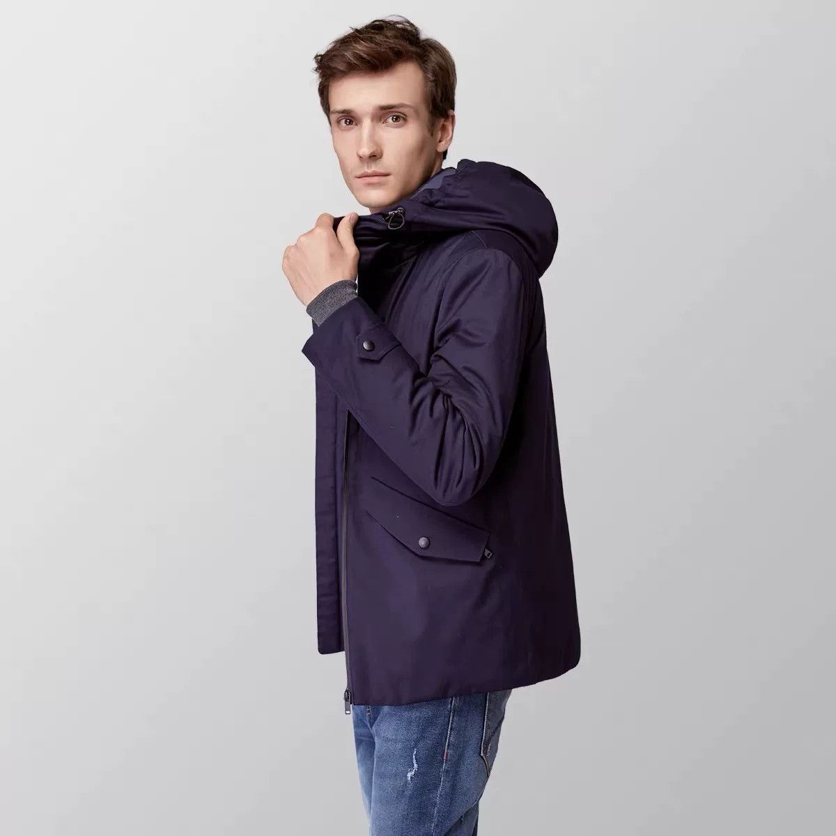 Everlane Men's Autumn Winter Warm White Goose Down Jacket Size US M / EU 48-50 / 2 - 5 Thumbnail