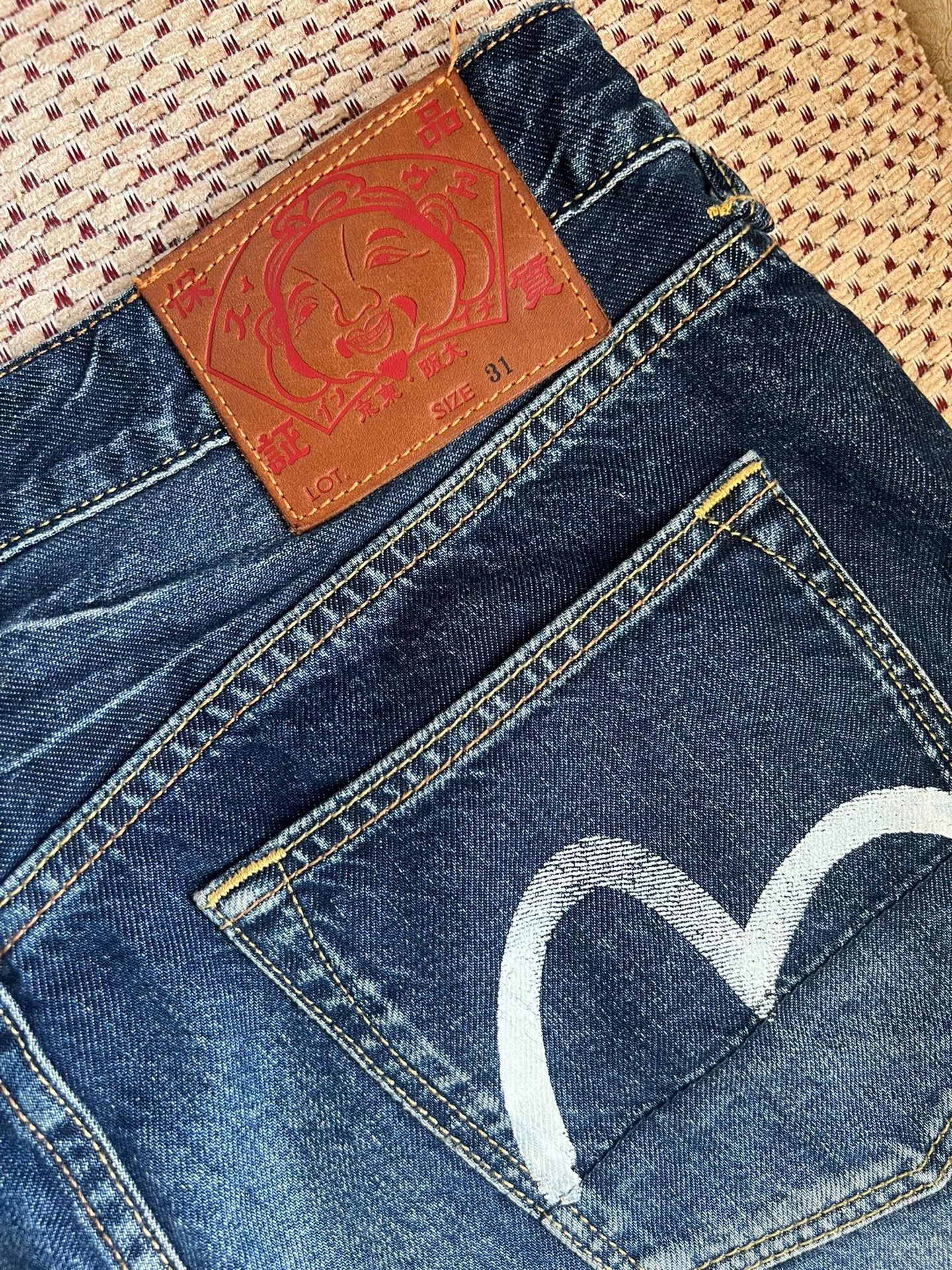Evisu Evisu Summer Seagull Print Loose Jeans Size US 31 - 6 Thumbnail