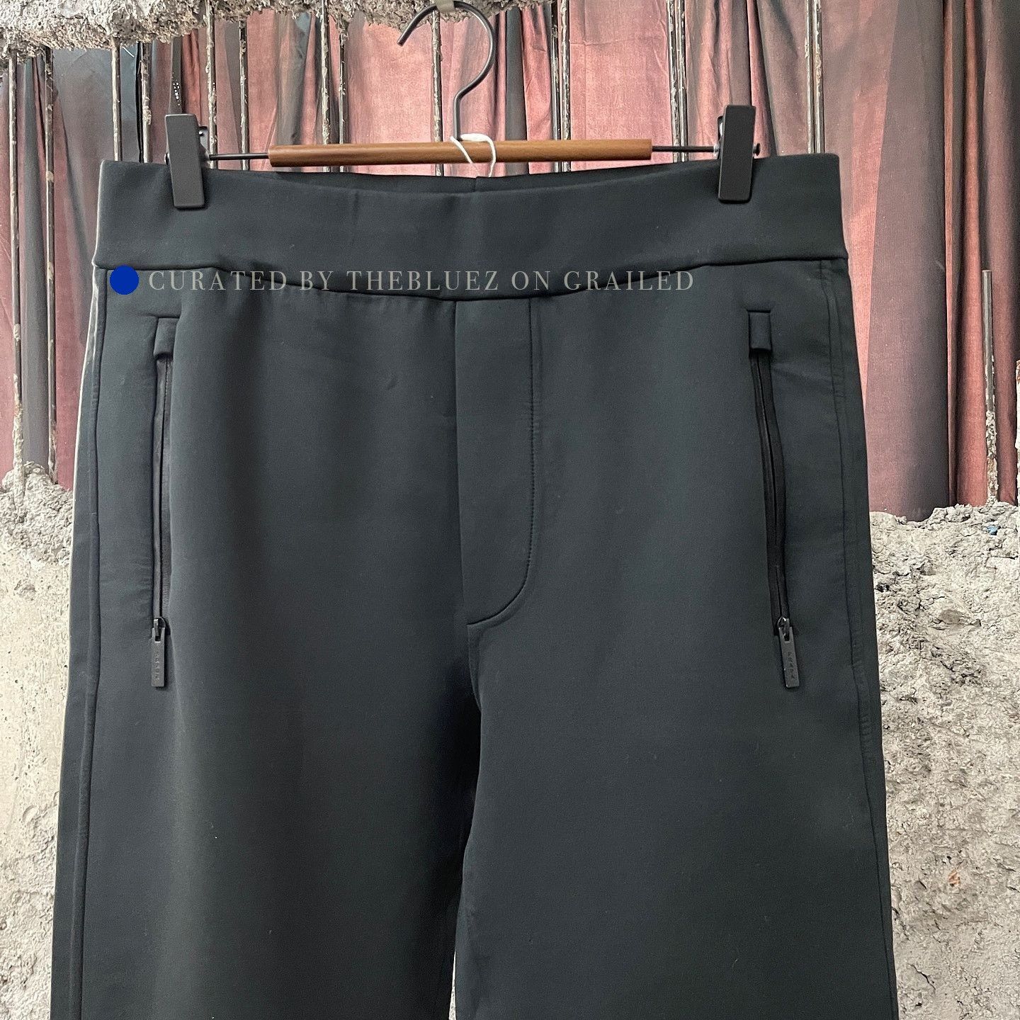 Prada Sleek Black Logo Stripe Casual Pants Size US 32 / EU 48 - 5 Thumbnail