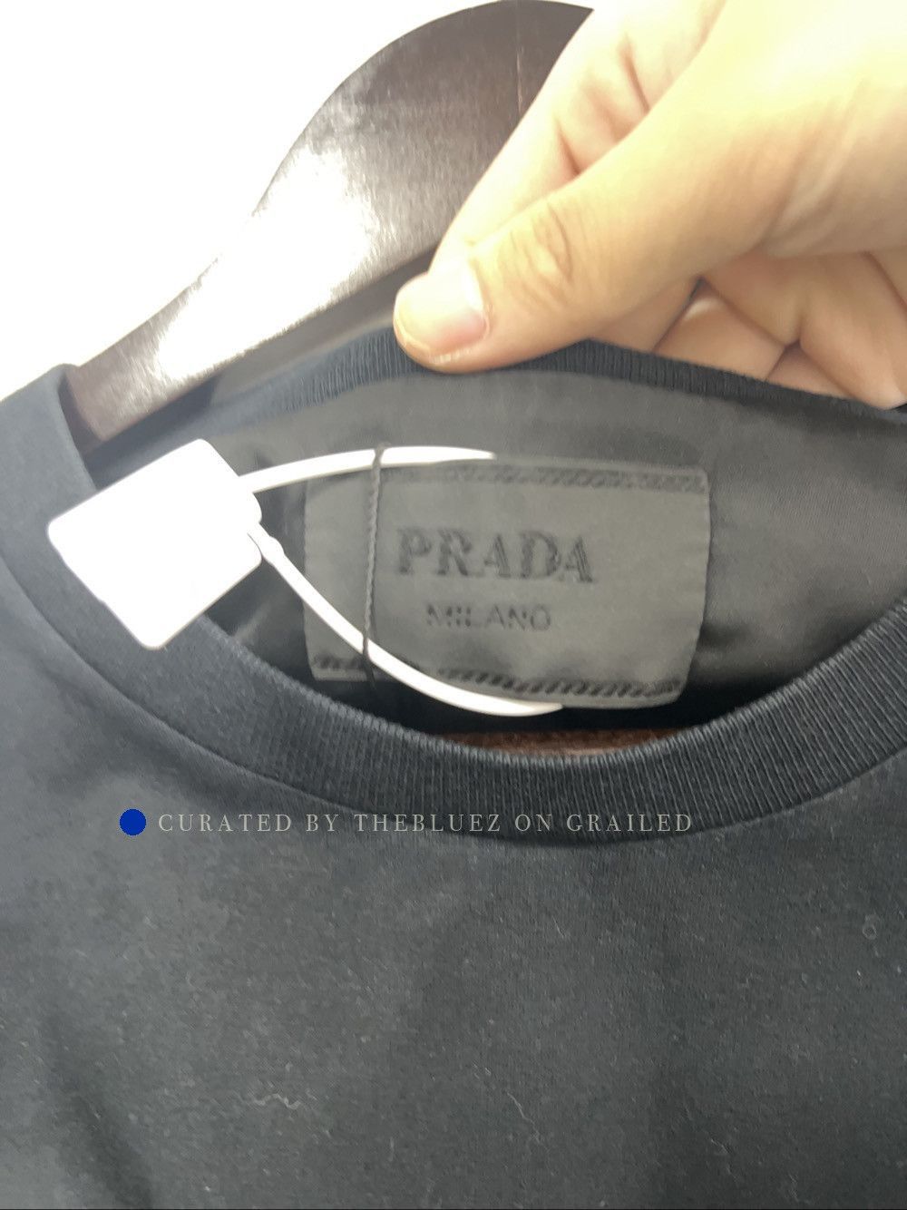 Prada Sleek Black Pocket T-Shirt in Size M Size US M / EU 48-50 / 2 - 3 Thumbnail
