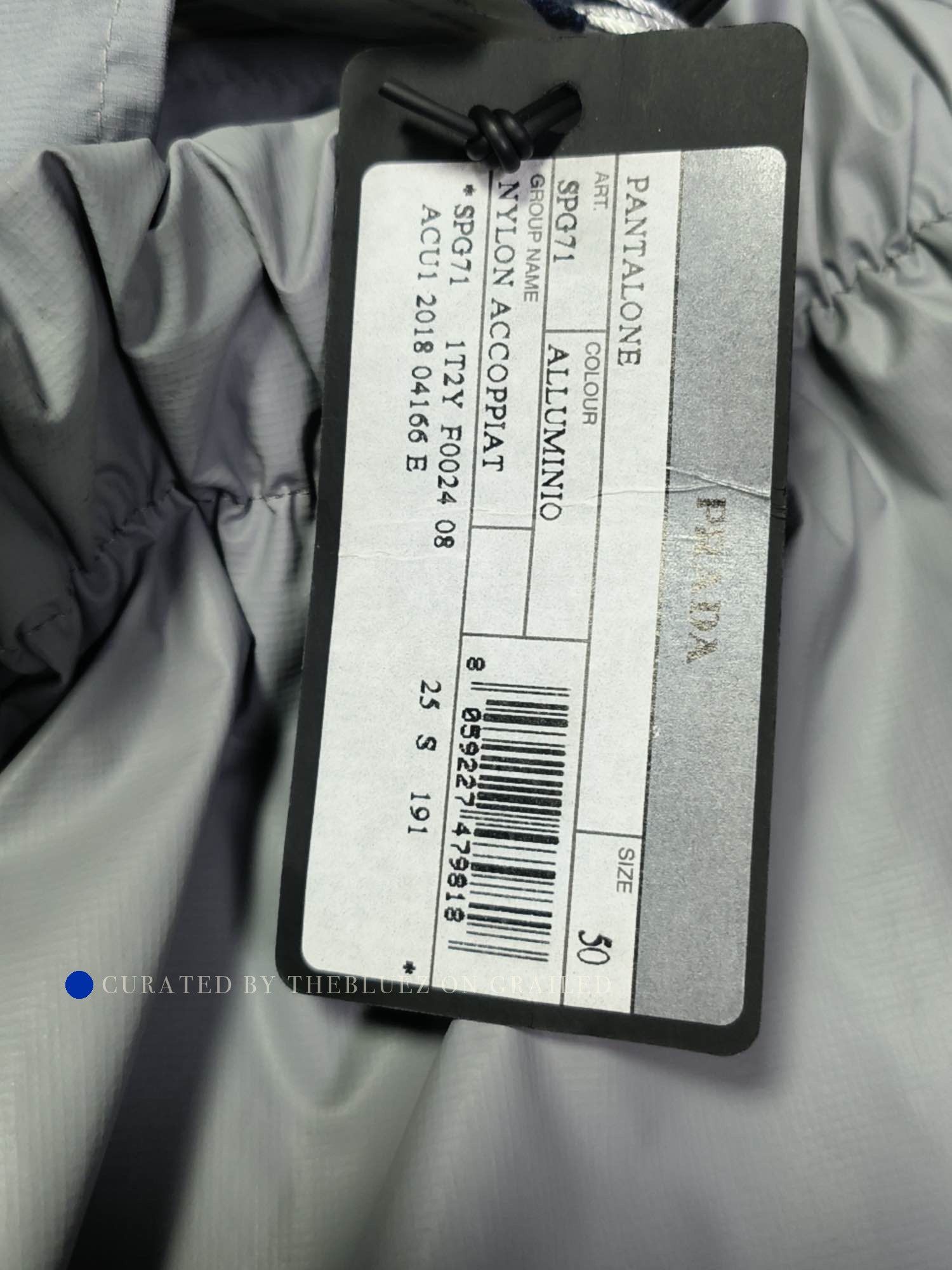 Prada Technical Gray Joggers in Size 34 Size US 34 / EU 50 - 5 Thumbnail