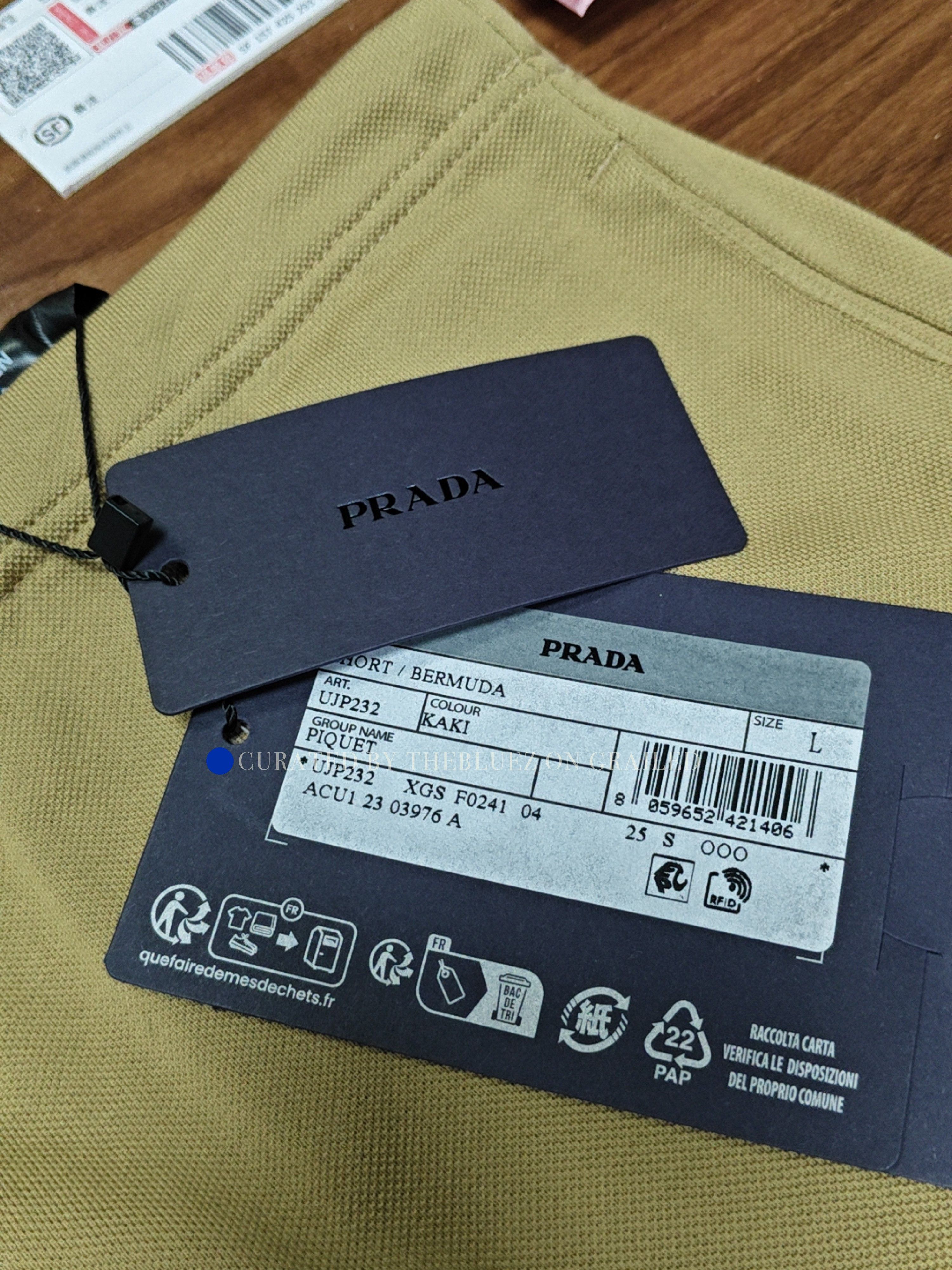 Prada Classic Beige Pique Shorts - Size 34 Size US 34 / EU 50 - 5 Thumbnail
