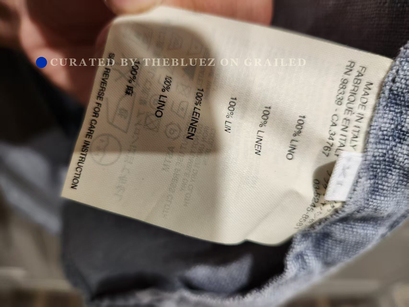 Prada New Prada Men's Thin Denim Jacket Size US XL / EU 56 / 4 - 5 Thumbnail