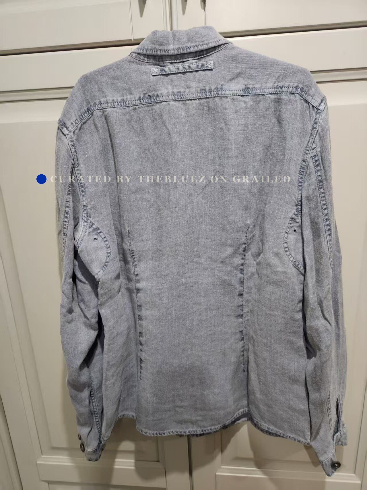 Prada New Prada Men's Thin Denim Jacket Size US XL / EU 56 / 4 - 3 Thumbnail