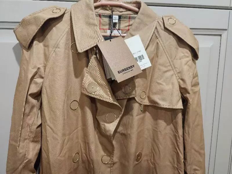 Burberry Burberry Women's Gold Button Trench Coat Size S / US 4 / IT 40 - 4 Thumbnail