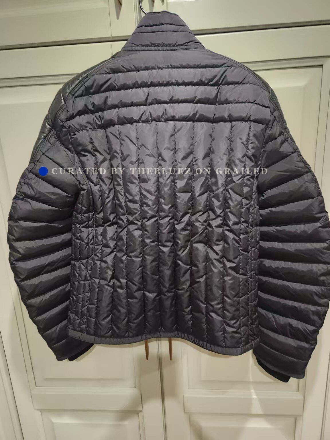 Moncler Moncler Leather Down Motorcycle Jacket Size US L / EU 52-54 / 3 - 7 Thumbnail