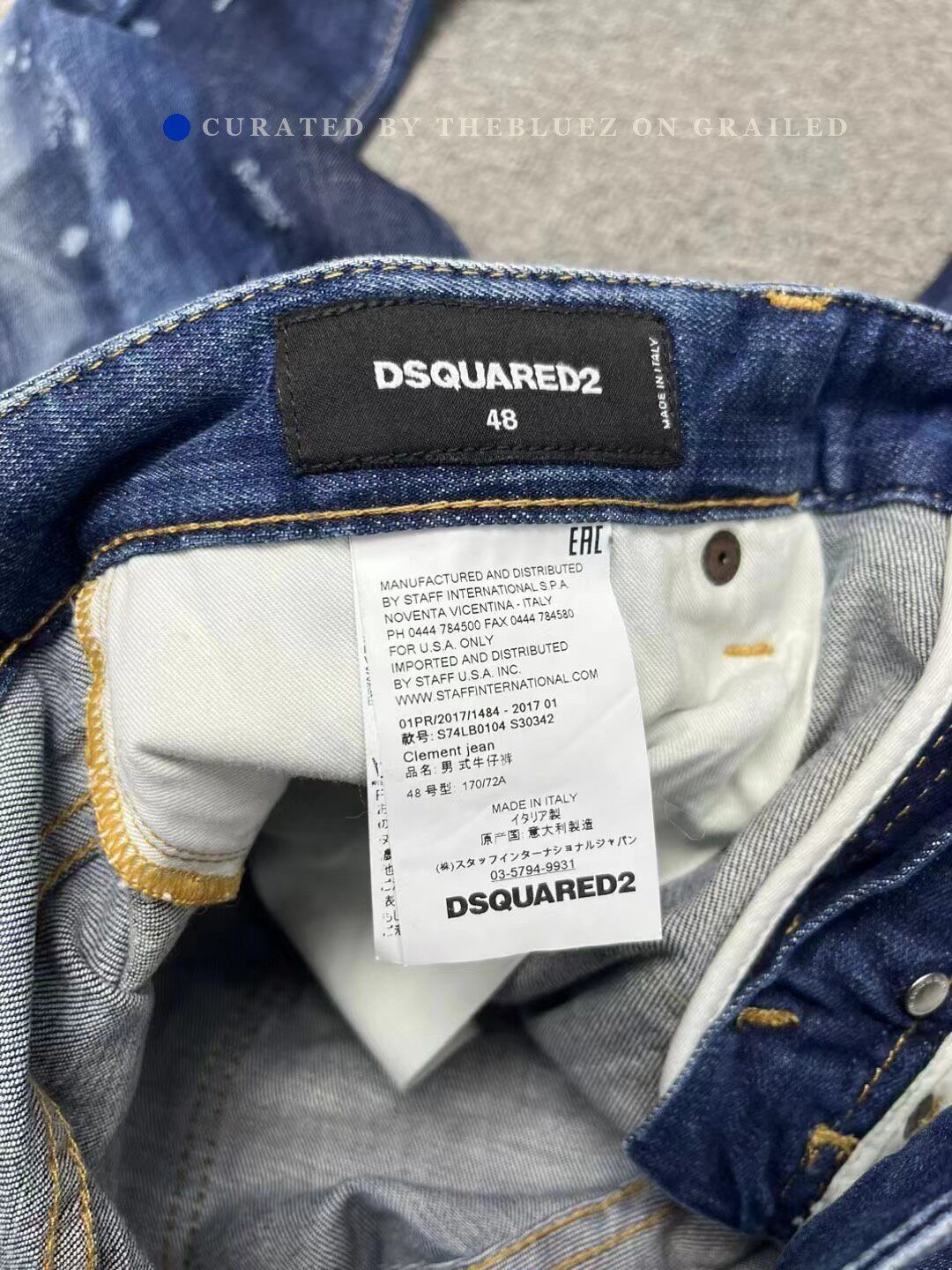 Dsquared2 DSQUARED2 Limited Paint Jeans 48 Size US 32 / EU 48 - 3 Thumbnail