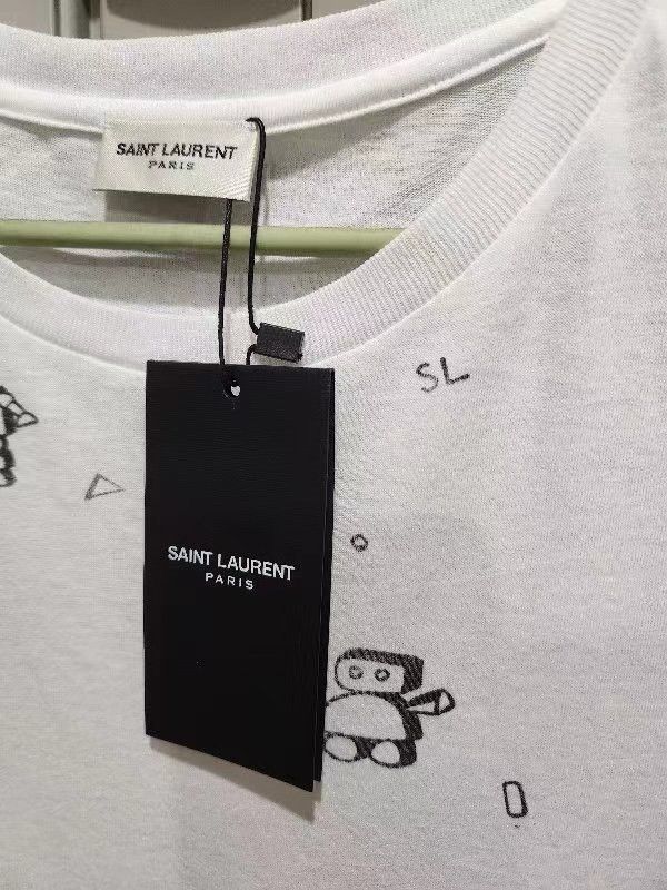 Saint Laurent Paris Saint Laurent Robot T-Shirt L Size US L / EU 52-54 / 3 - 3 Thumbnail