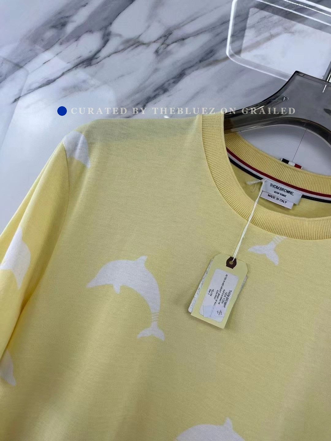 Thom Browne Thom Browne Dolphin Design T-Shirt Size US L / EU 52-54 / 3 - 3 Thumbnail