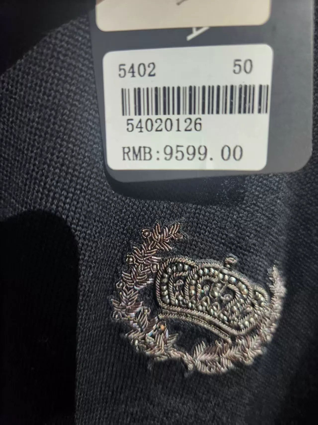 Dolce & Gabbana Dolce&Gabbana Beaded Crown Sweater Size US M / EU 48-50 / 2 - 2 Thumbnail