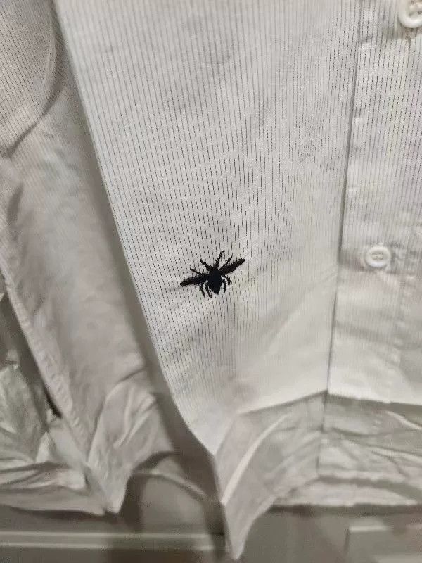 Dior Dior Bee Striped Shirt 41 42 Size US XS / EU 42 / 0 - 3 Thumbnail