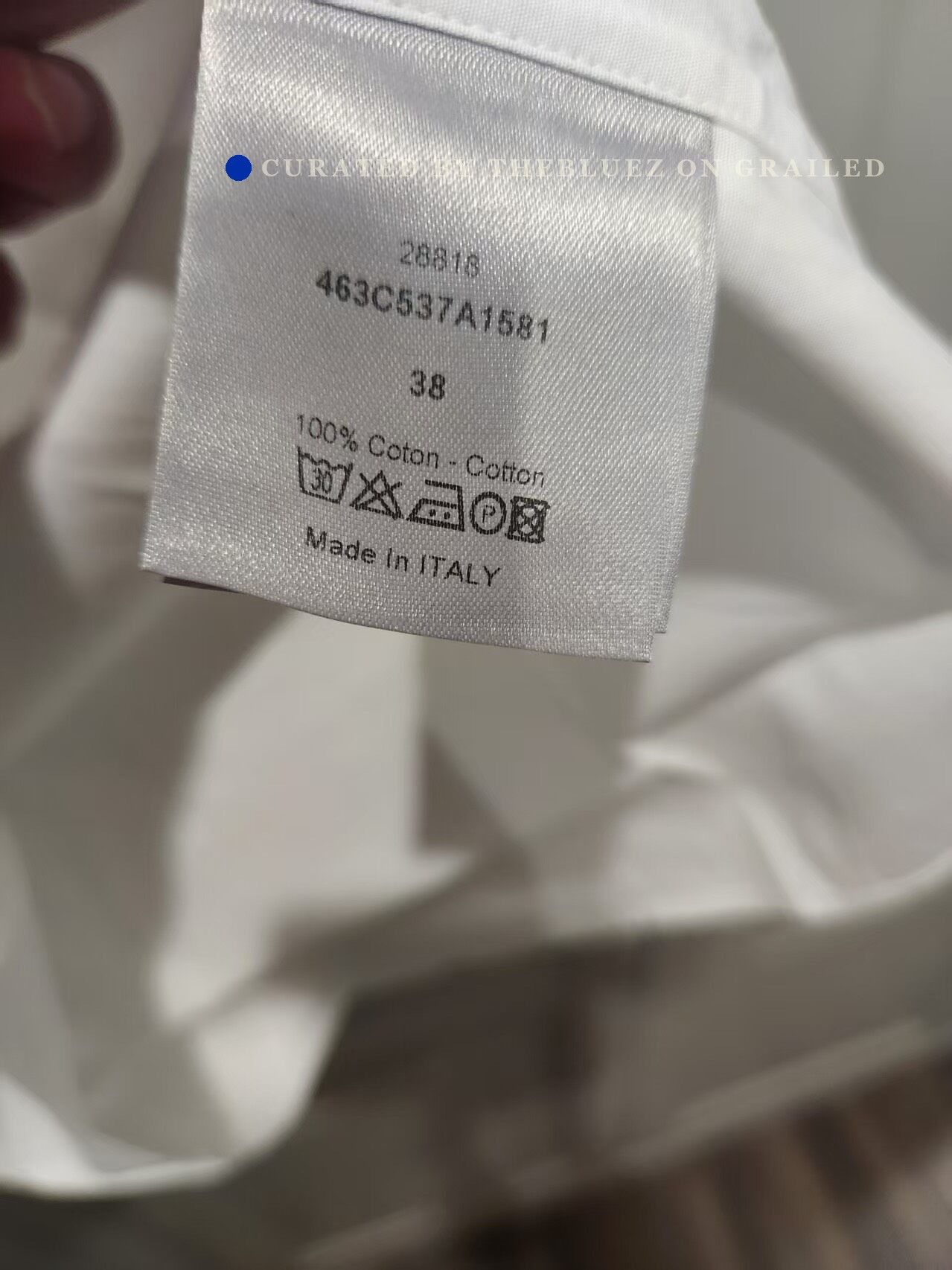 Dior New Dior Steel Logo Shirt Size 38 Size US S / EU 44-46 / 1 - 5 Thumbnail