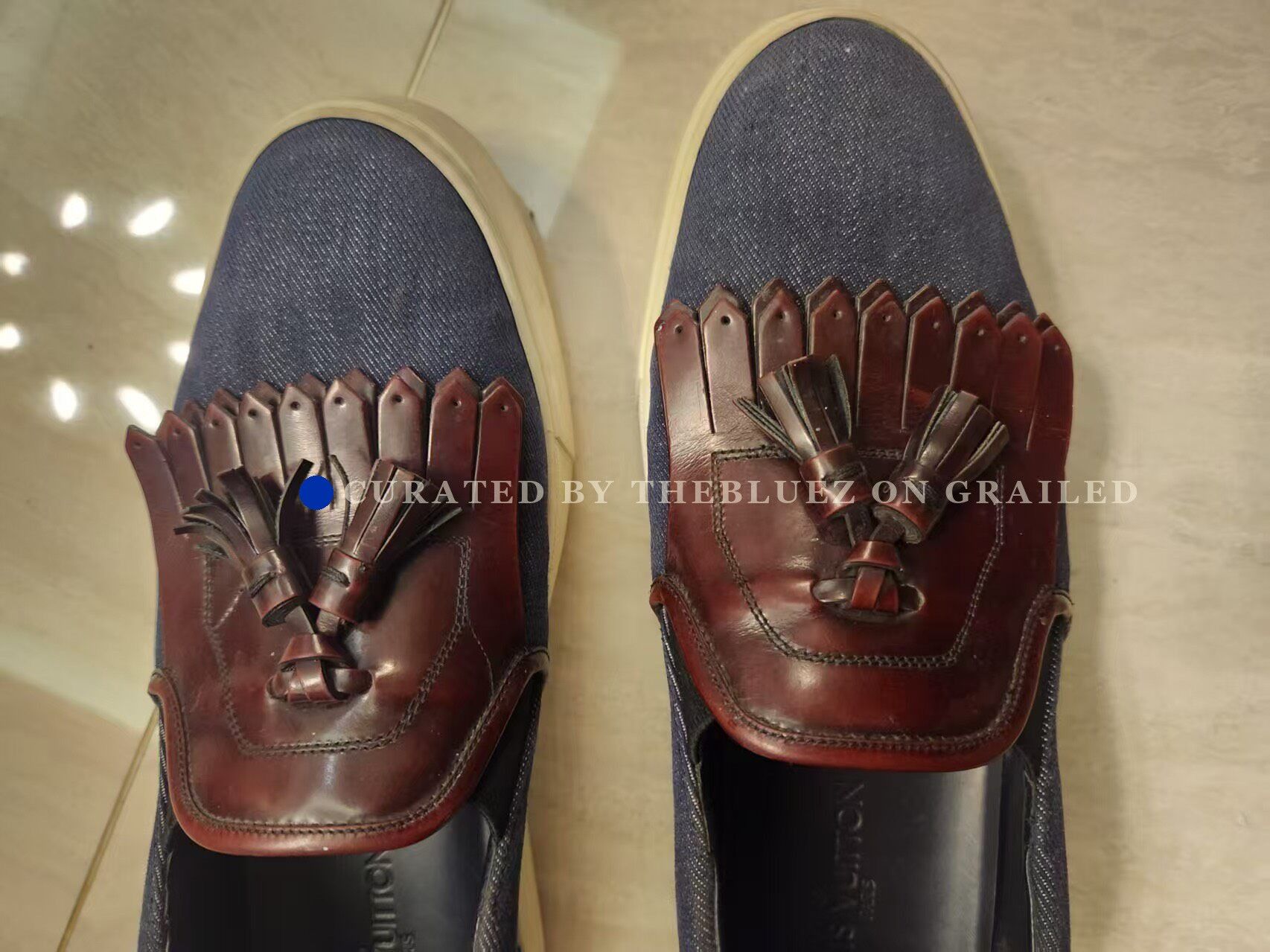 Louis Vuitton LV Denim Platform Casual Shoes 41 Size US 8 / EU 41 - 5 Thumbnail