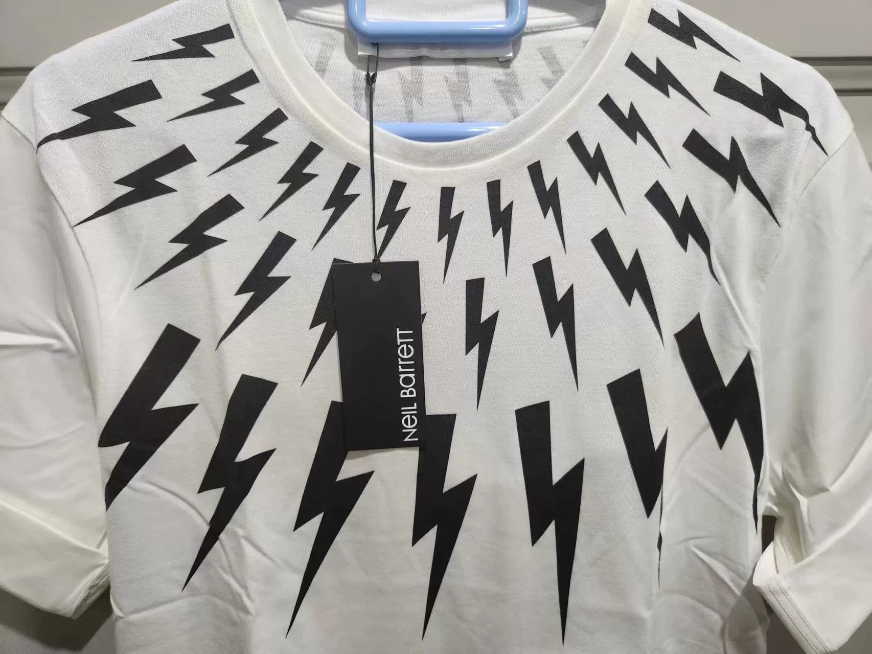 Neil Barrett Neil Barrett Lightning Print T-shirt Size US M / EU 48-50 / 2 - 2 Thumbnail