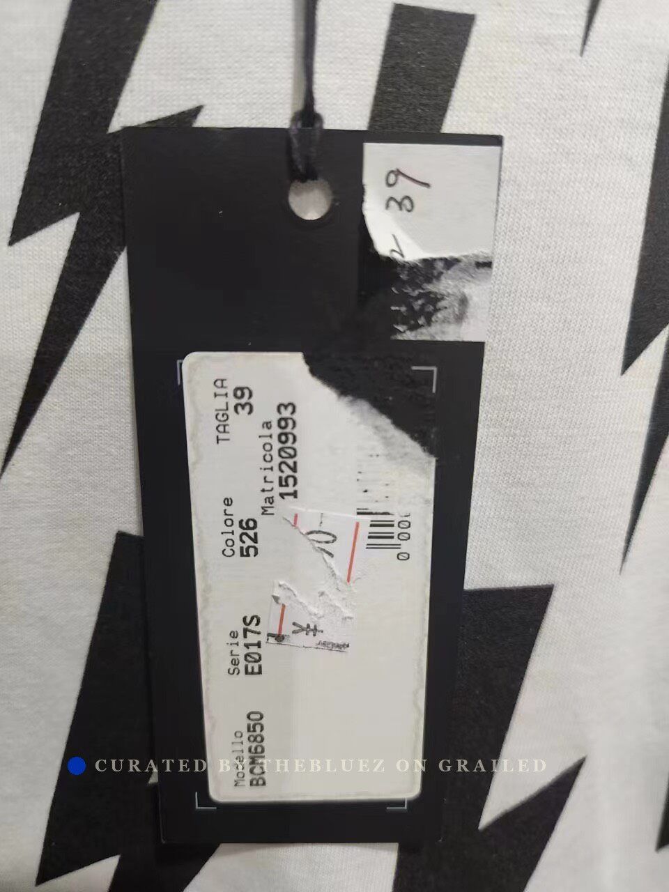Neil Barrett Neil Barrett Lightning Print T-shirt Size US M / EU 48-50 / 2 - 4 Thumbnail