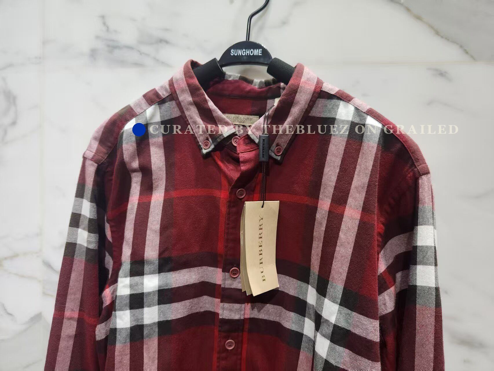 Burberry Burberry New Plaid Shirt L Size Size US L / EU 52-54 / 3 - 2 Thumbnail