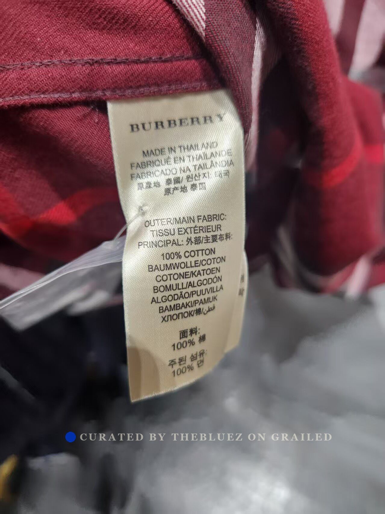 Burberry Burberry New Plaid Shirt L Size Size US L / EU 52-54 / 3 - 6 Thumbnail