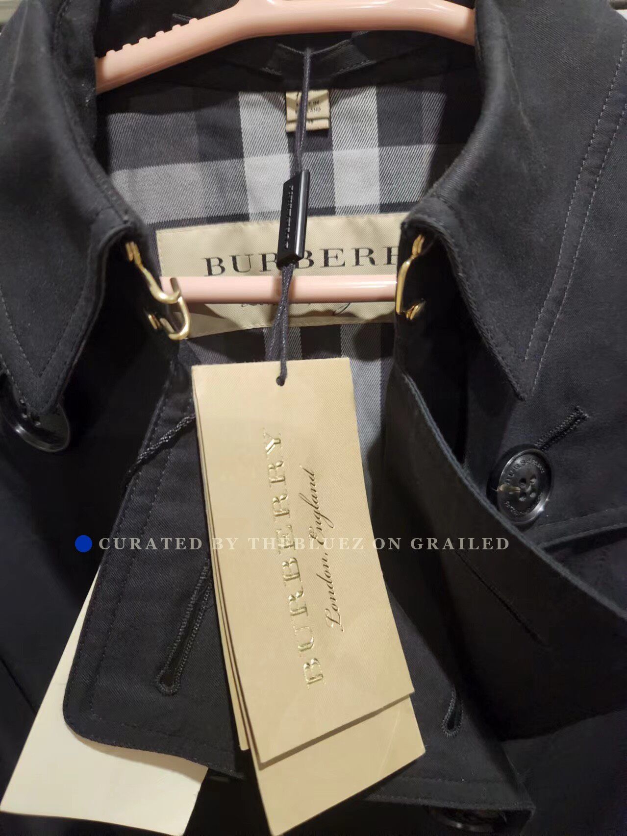 Burberry Burberry Women's Black Trench Coat Size S / US 4 / IT 40 - 5 Thumbnail