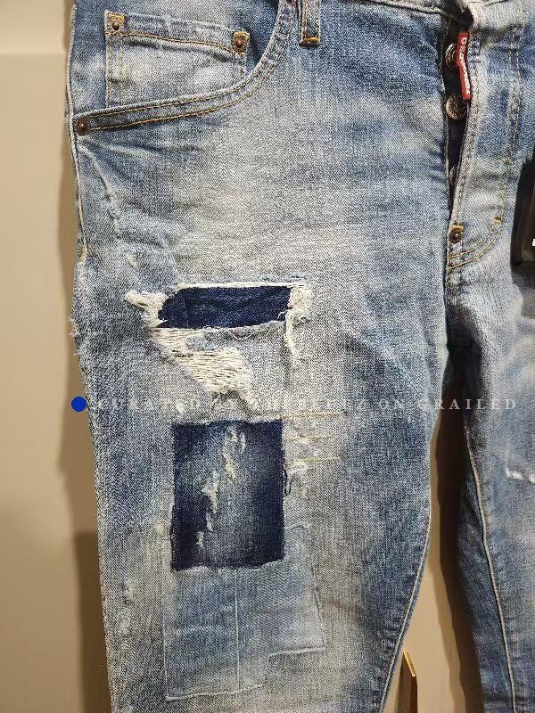 Dsquared2 DSQUARED2 2021 Patch Paint Jeans 48 Size US 32 / EU 48 - 2 Thumbnail