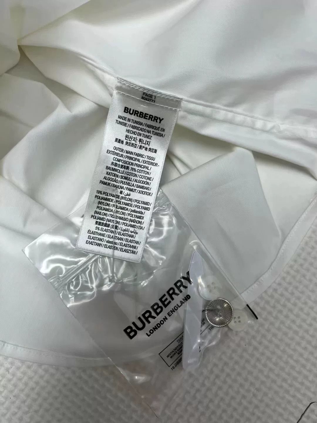Burberry 2023 Burberry Steel Logo Steel Buckle Shirt Size US M / EU 48-50 / 2 - 5 Thumbnail