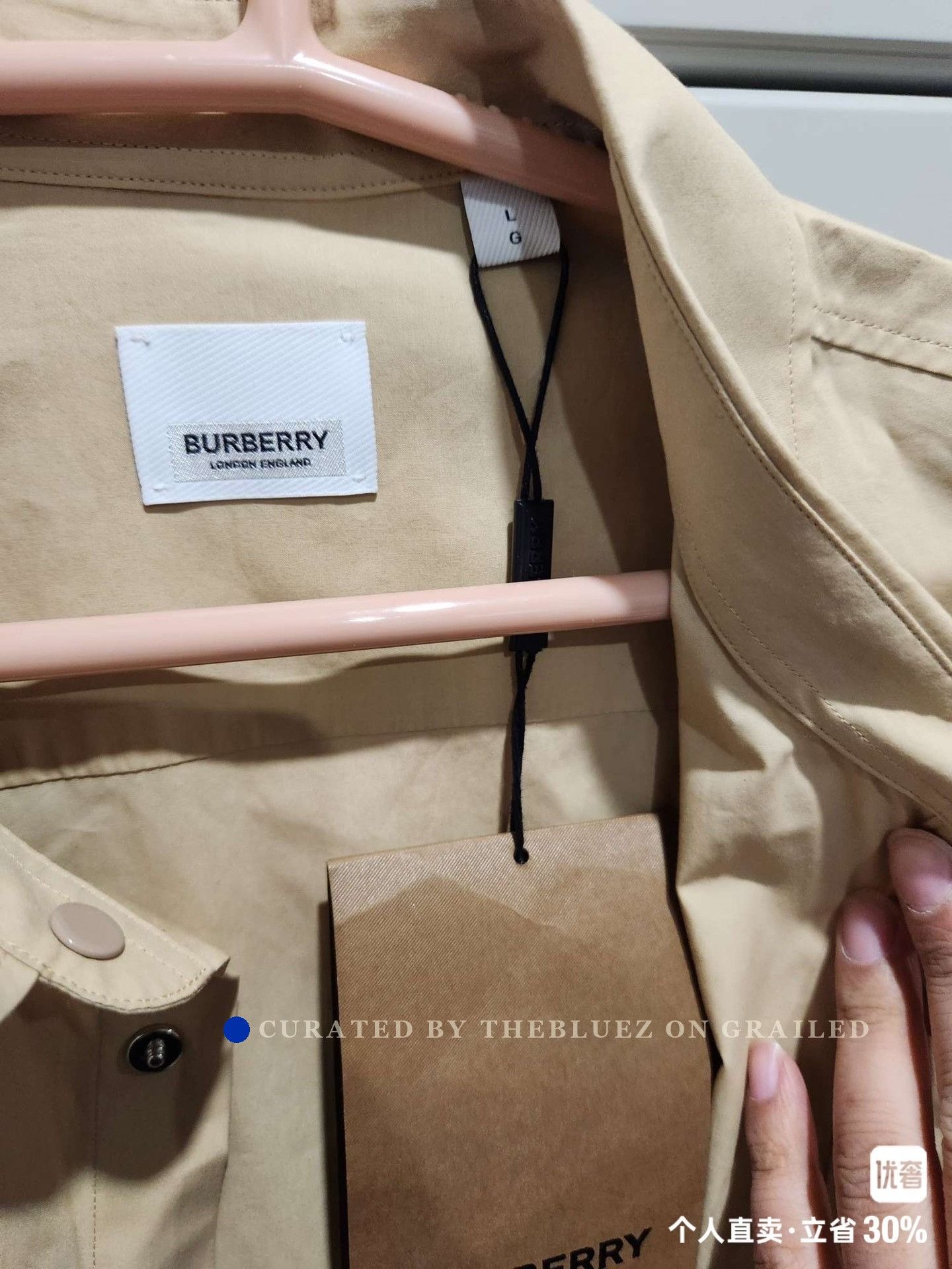 Burberry Burberry 80298911 Two-Piece Shirt Size US L / EU 52-54 / 3 - 6 Thumbnail