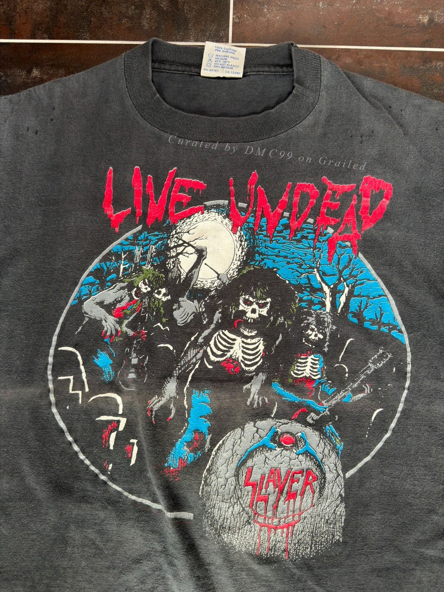 Vintage Vintage Slayers 1985 Rare Tee Size US M / EU 48-50 / 2 - 2 Thumbnail