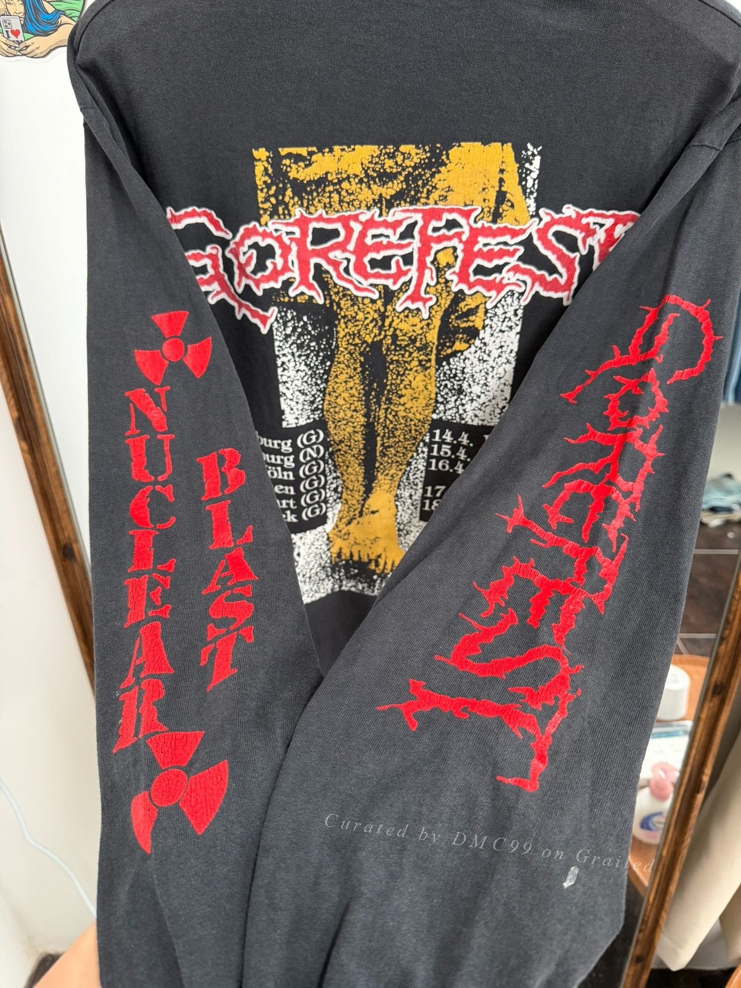 Vintage Vintage 1992 Death Metal Band Longsleeve Tee Size US L / EU 52-54 / 3 - 4 Thumbnail