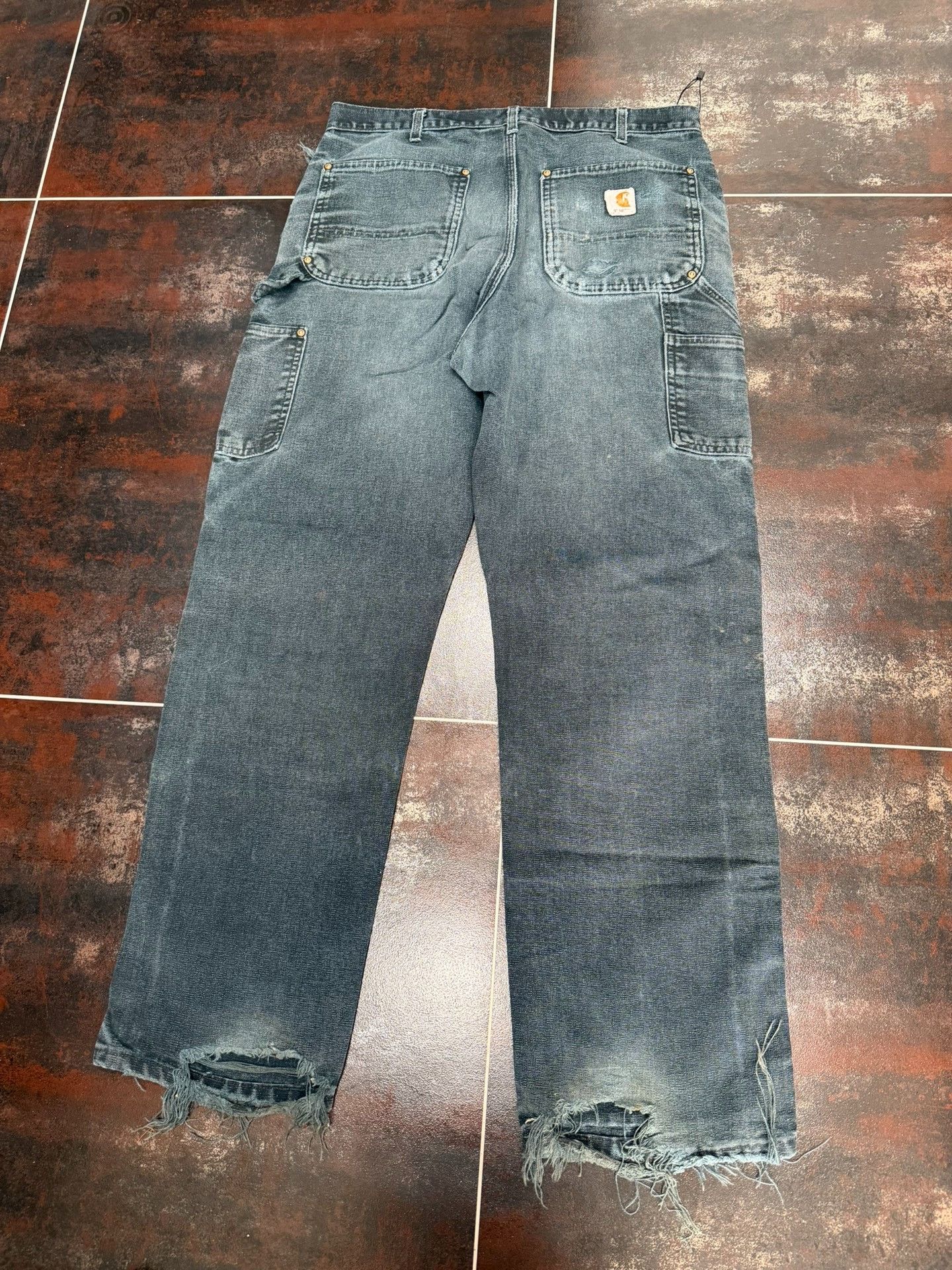 Vintage Vintage Carhartt B01 Black Work Pants Size US 30 / EU 46 - 6 Thumbnail