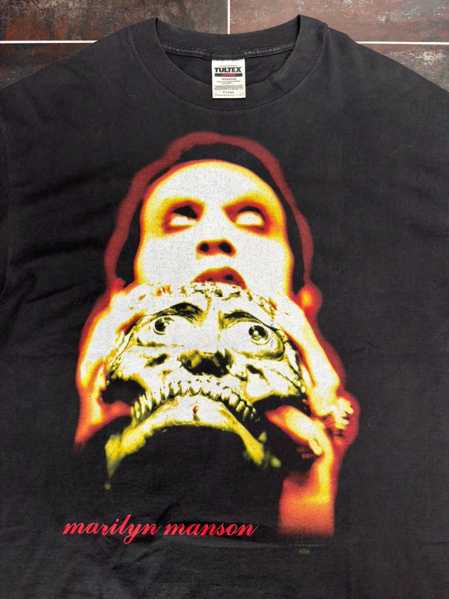 Vintage Vintage Marilyn Manson 1997 90s Tee Size US M / EU 48-50 / 2 - 2 Thumbnail