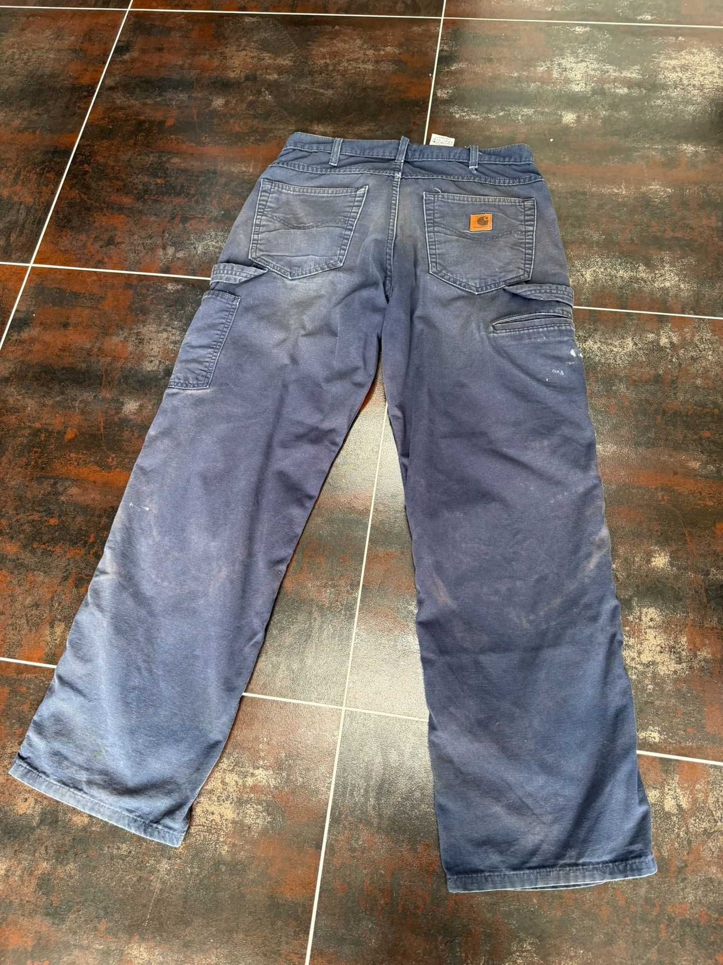 Vintage Vintage Carhartt B159 Navy Cargo Pants Size US 32 / EU 48 - 5 Thumbnail