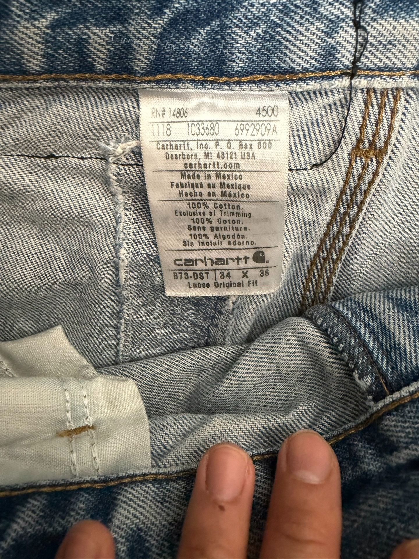 Vintage Vintage Carhartt B73 DST Work Pants Size US 30 / EU 46 - 7 Thumbnail