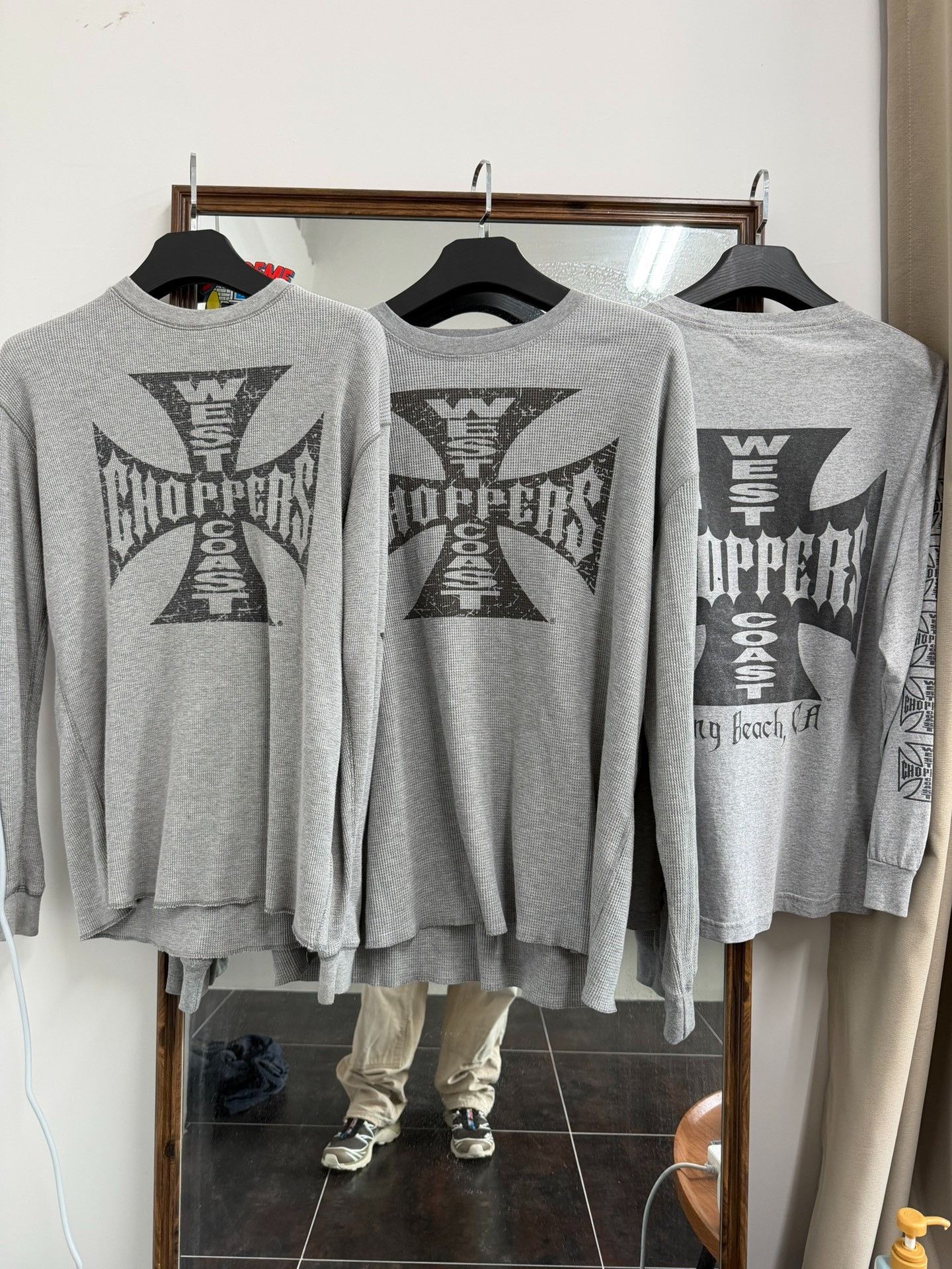 Vintage Vintage West Coast Chopper Cross Long Sleeve Tee Size US M / EU 48-50 / 2 - 5 Thumbnail