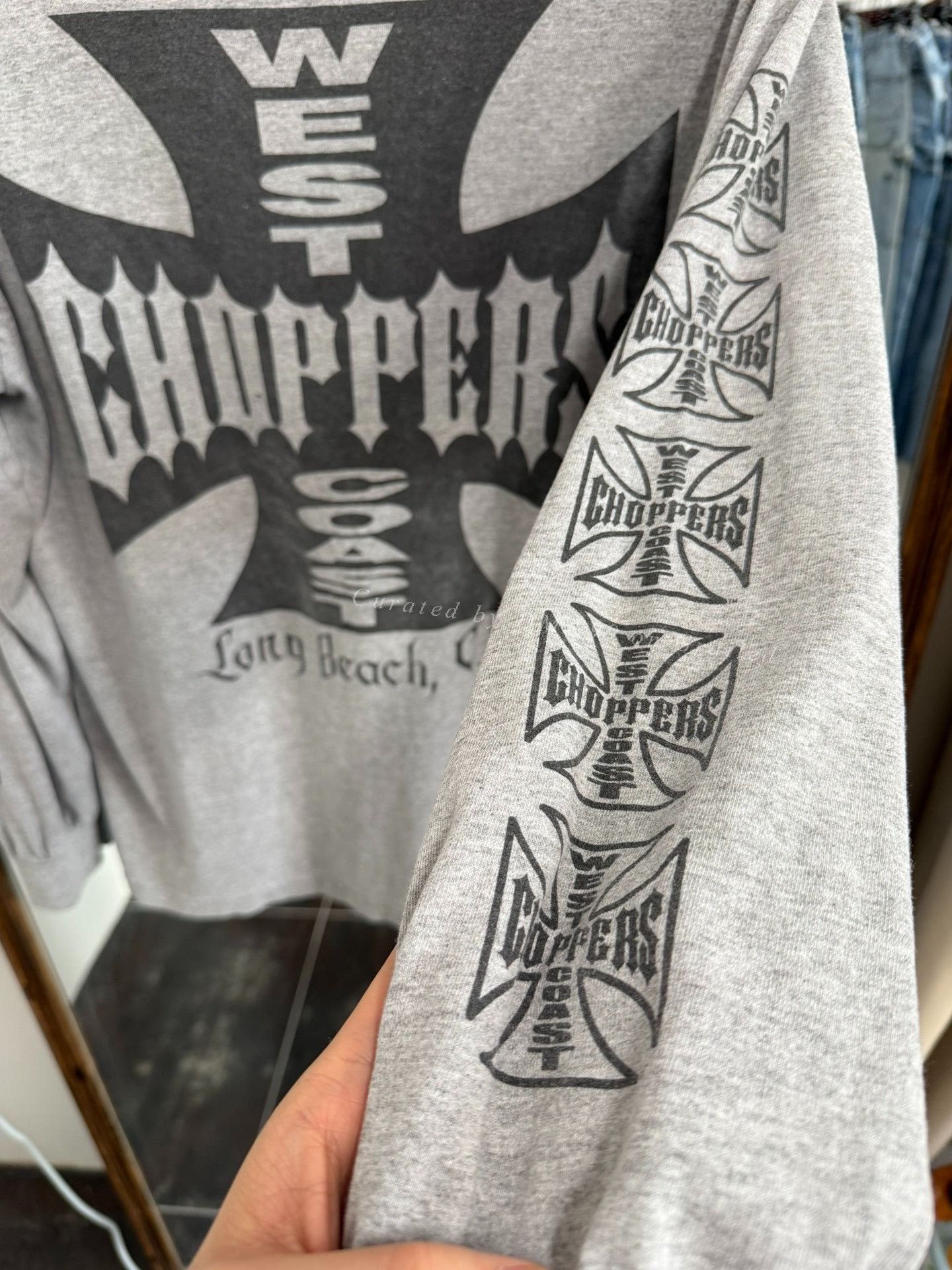 Vintage Vintage West Coast Chopper Cross Long Sleeve Tee Size US M / EU 48-50 / 2 - 4 Thumbnail