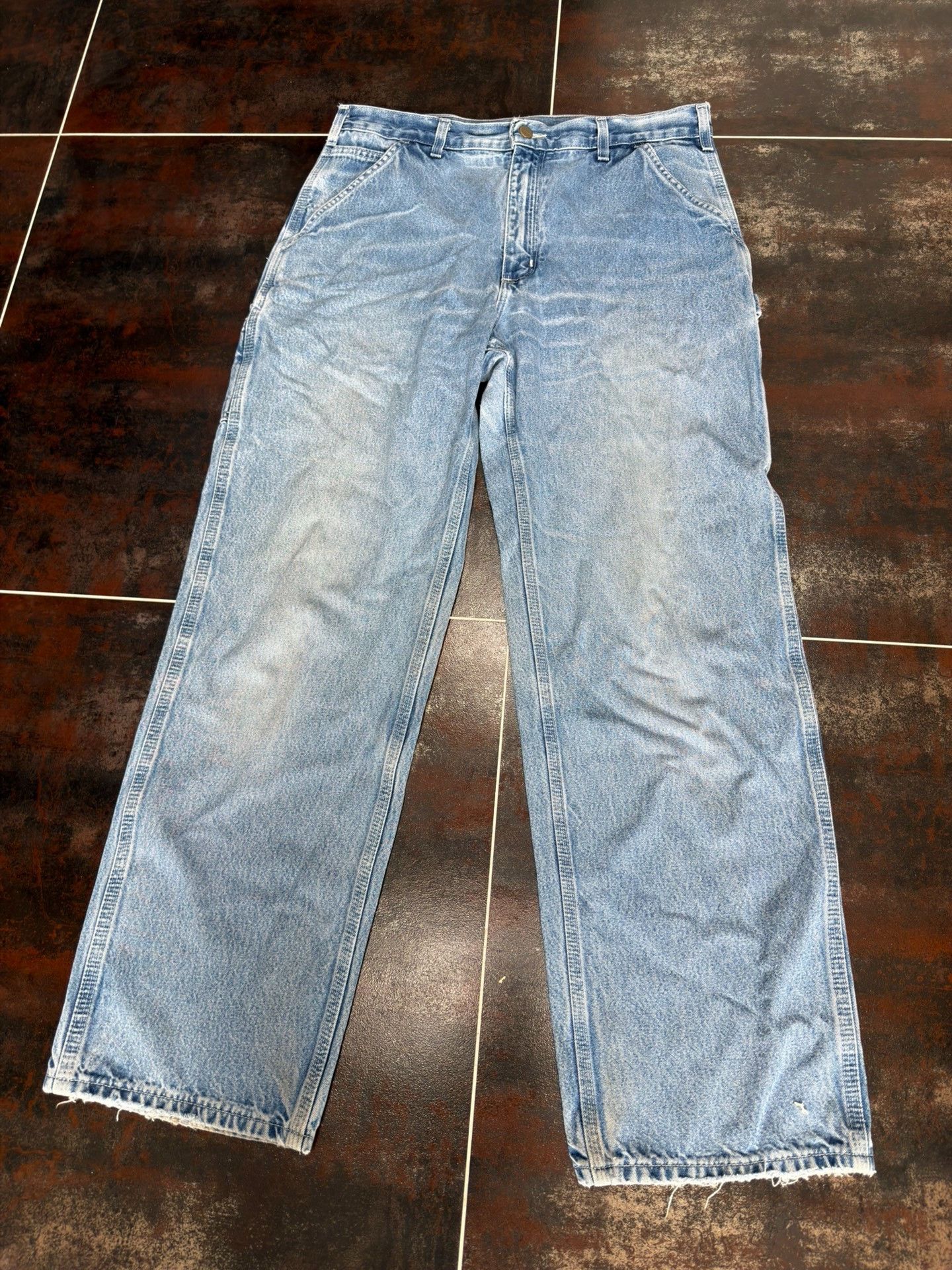 Vintage Vintage Carhartt B13 DST Work Pants Size US 34 / EU 50 - 2 Thumbnail