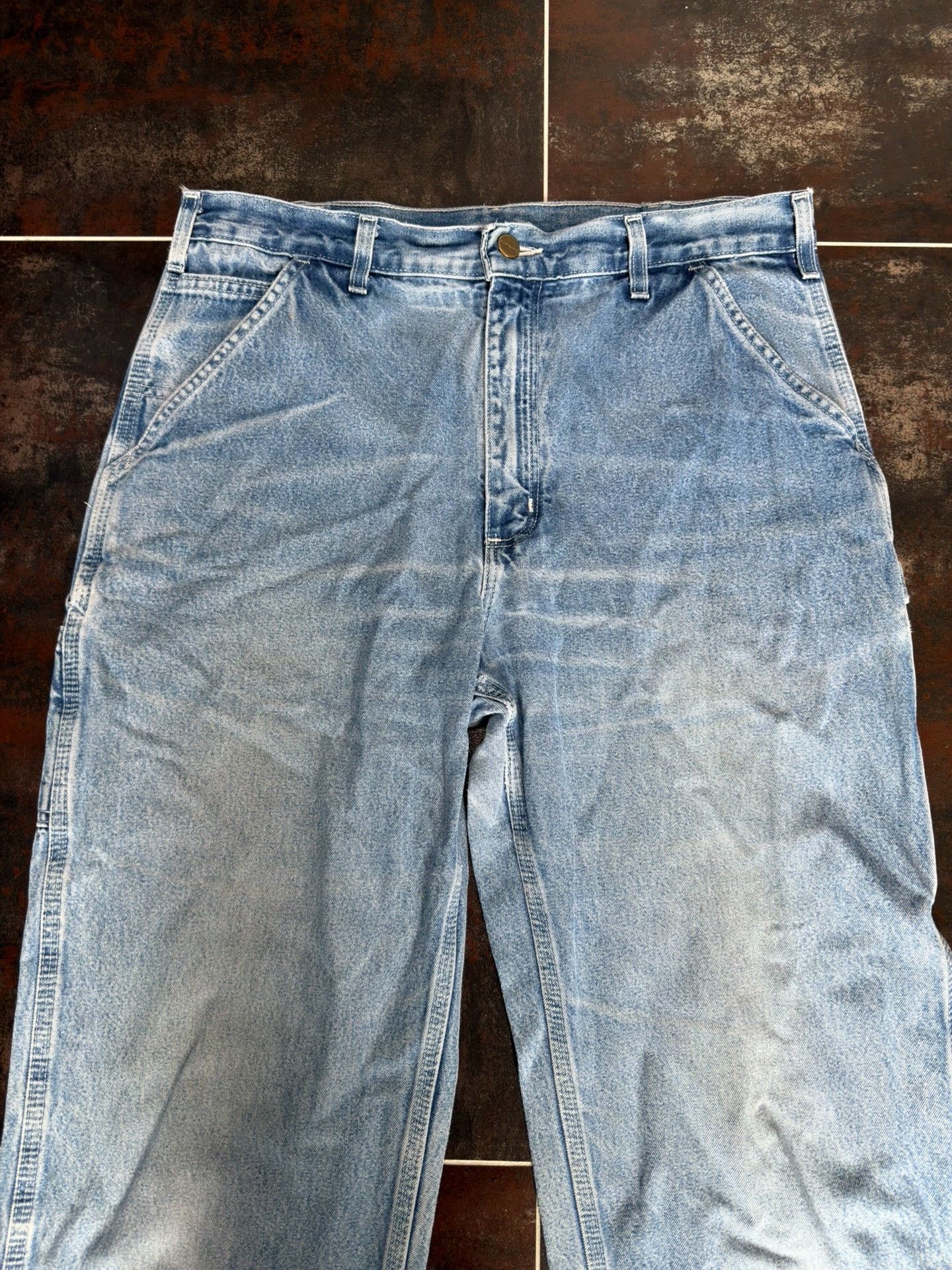 Vintage Vintage Carhartt B13 DST Work Pants Size US 34 / EU 50 - 3 Thumbnail
