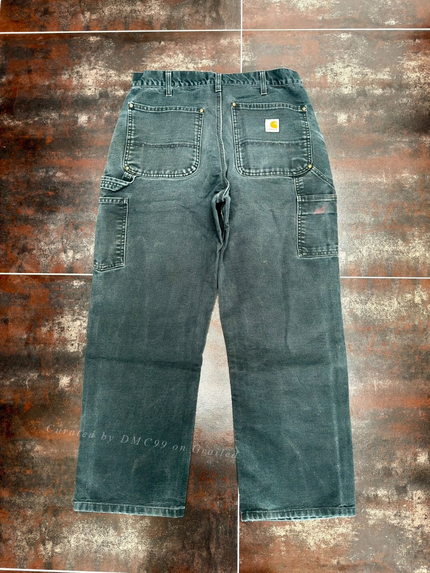 Vintage Vintage Carhartt B01 Black Work Pants Size US 30 / EU 46 - 4 Thumbnail