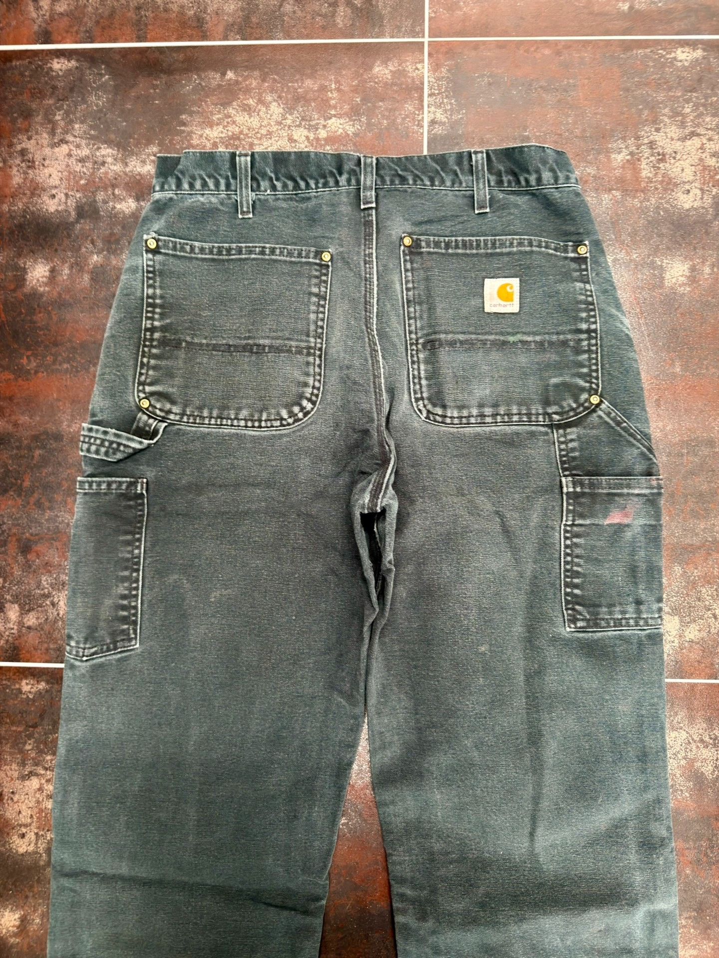 Vintage Vintage Carhartt B01 Black Work Pants Size US 30 / EU 46 - 6 Thumbnail