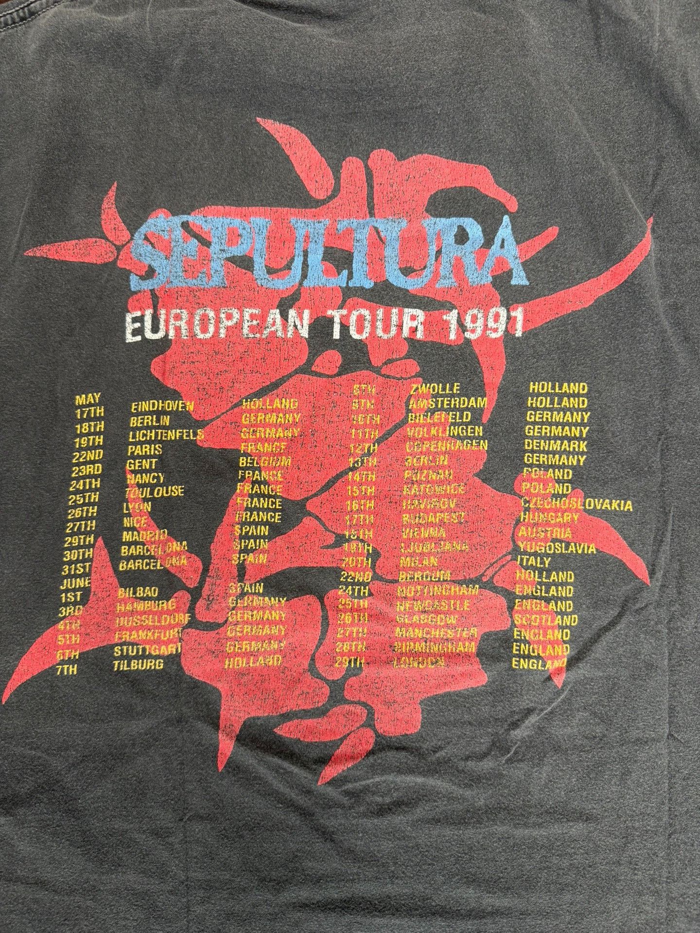 Vintage Vintage Sepultura 1991 Arise Tee Size US M / EU 48-50 / 2 - 4 Thumbnail