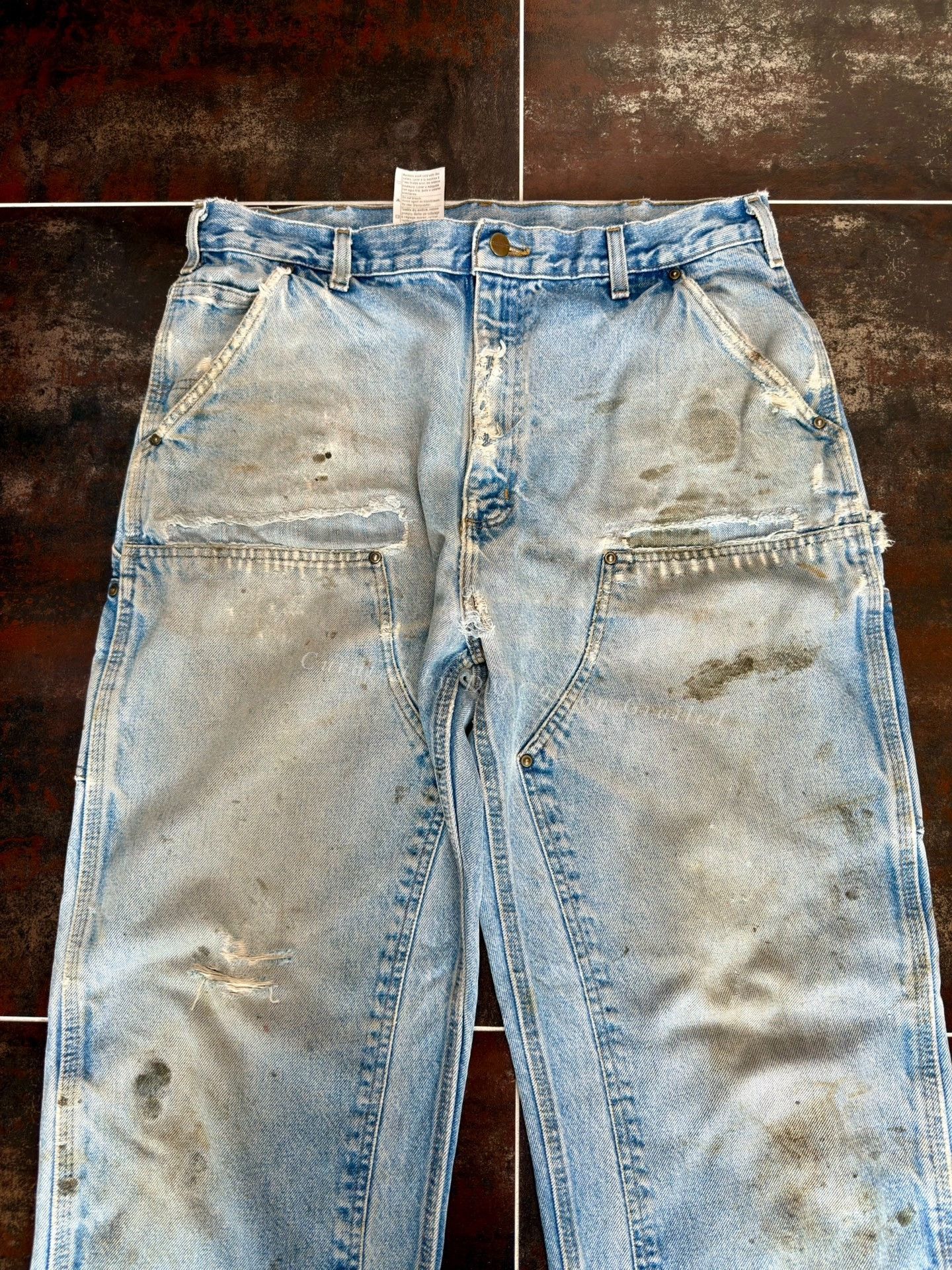Vintage Vintage Carhartt B73 DST Work Pants Size US 30 / EU 46 - 3 Thumbnail