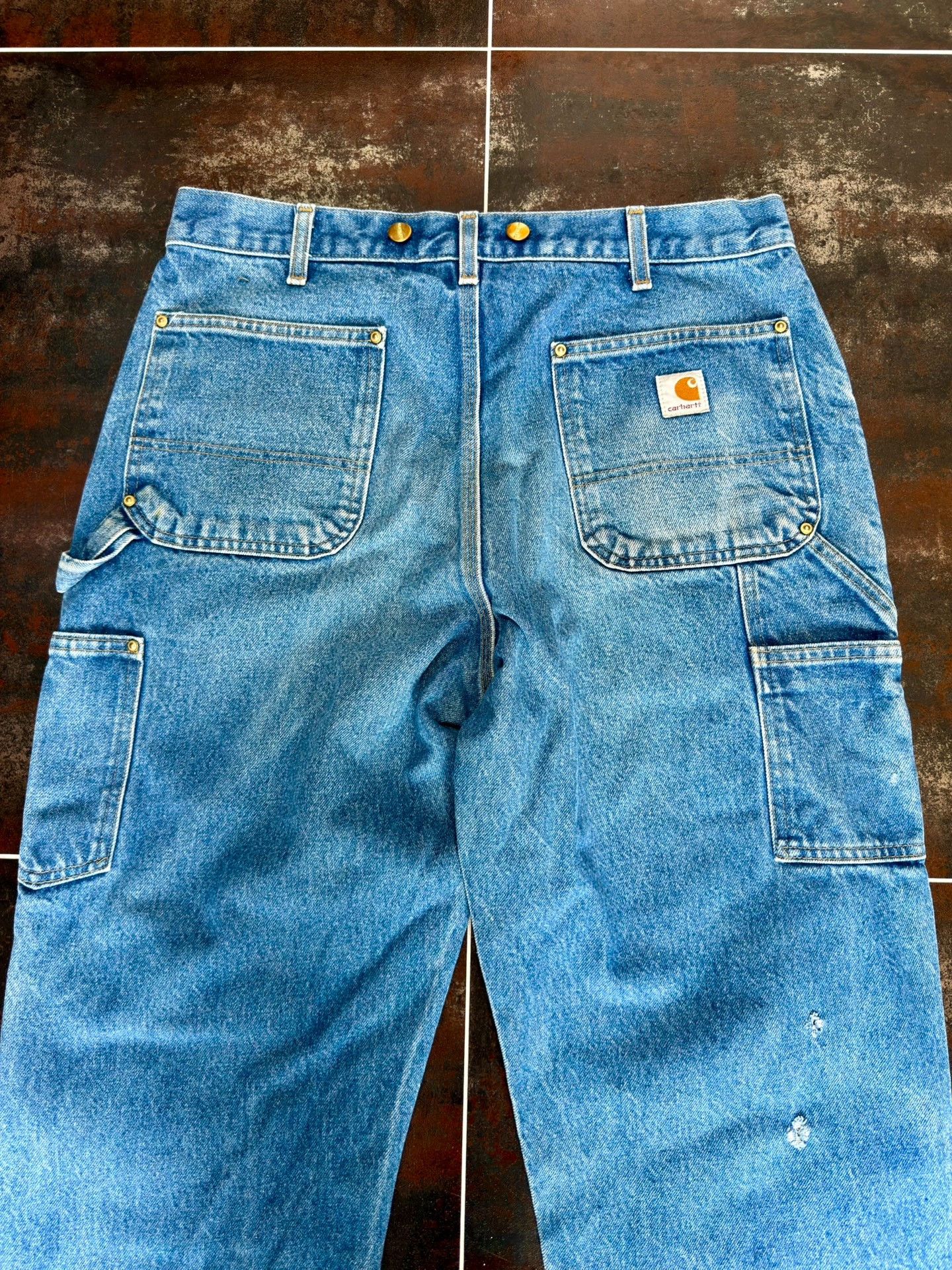 Vintage Vintage Carhartt B07 Denim Cargo Pants Size US 30 / EU 46 - 6 Thumbnail