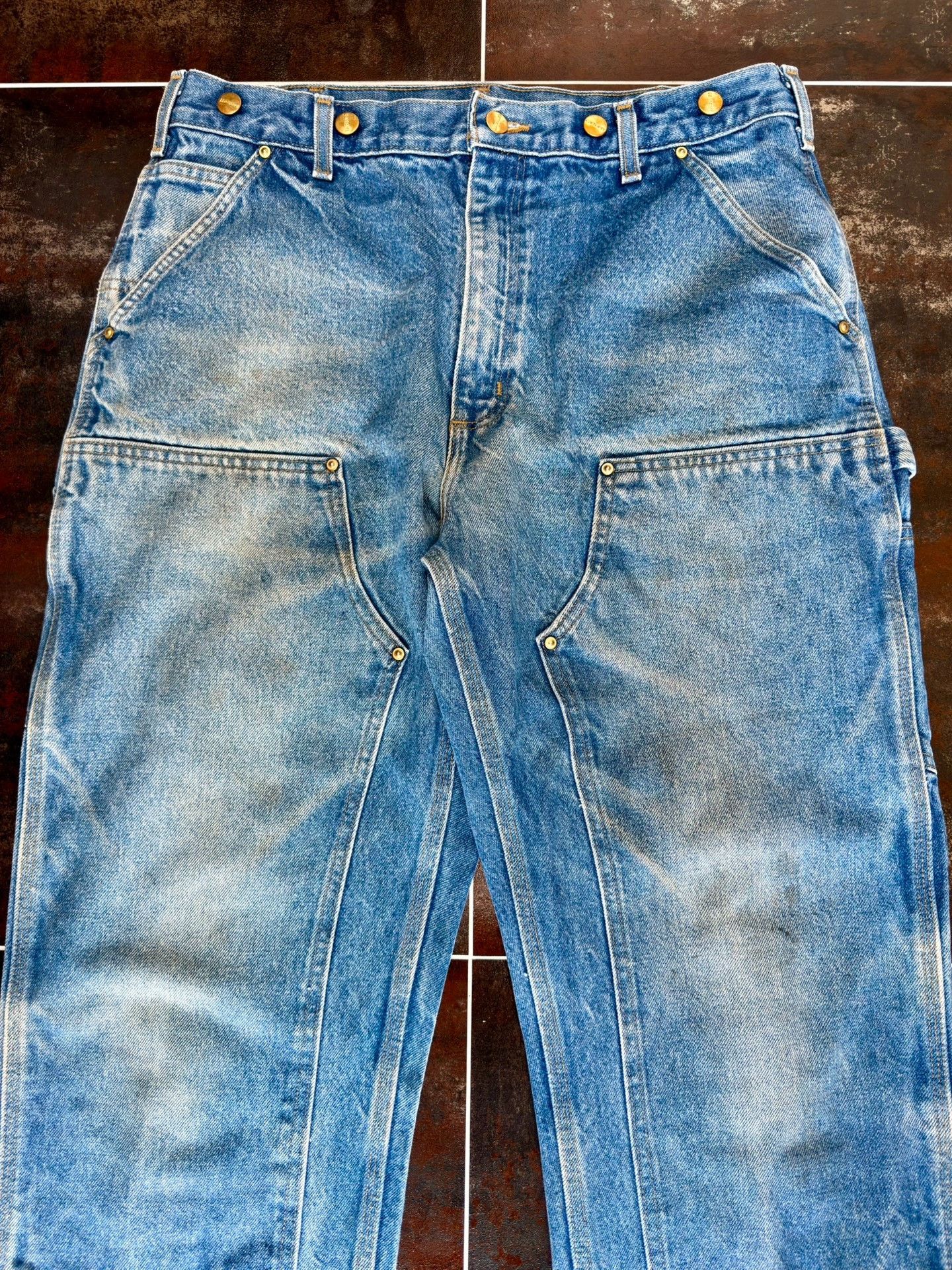 Vintage Vintage Carhartt B07 Denim Cargo Pants Size US 30 / EU 46 - 3 Thumbnail