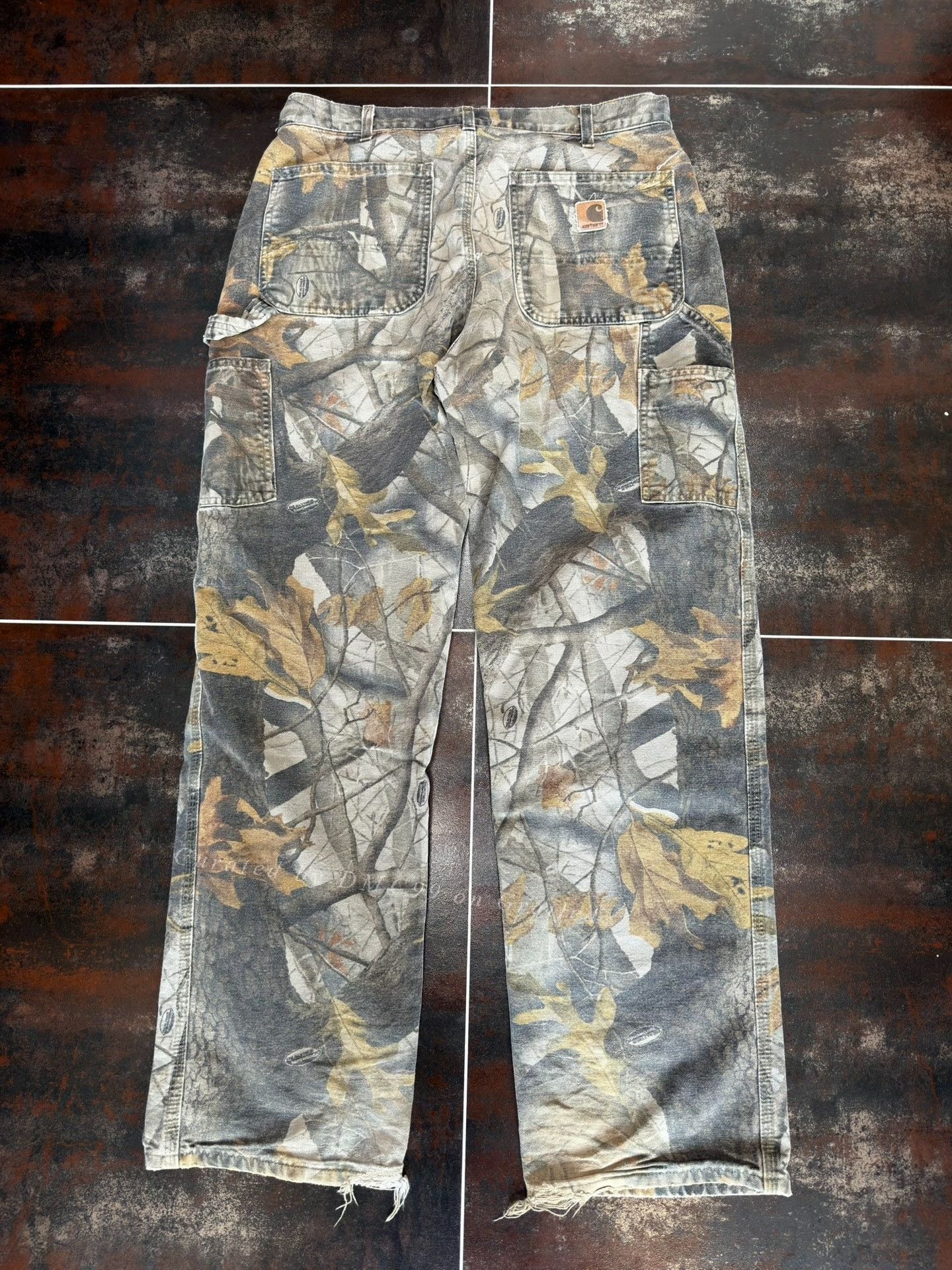 Vintage Vintage Carhartt B138 Real Tree Cargo Pants Size US 30 / EU 46 - 4 Thumbnail