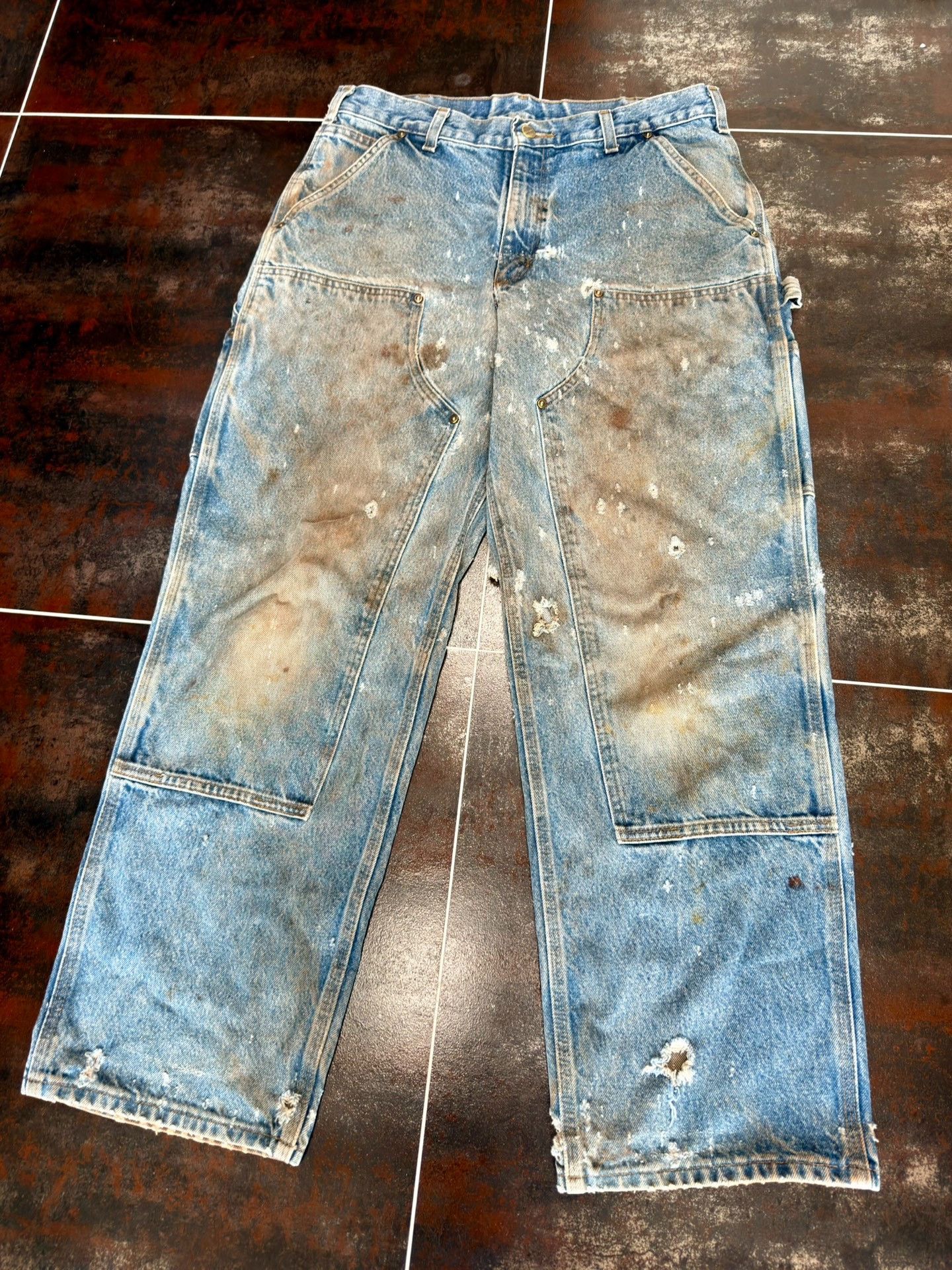 Vintage Vintage Carhartt B73 Work Pants Size US 30 / EU 46 - 2 Thumbnail