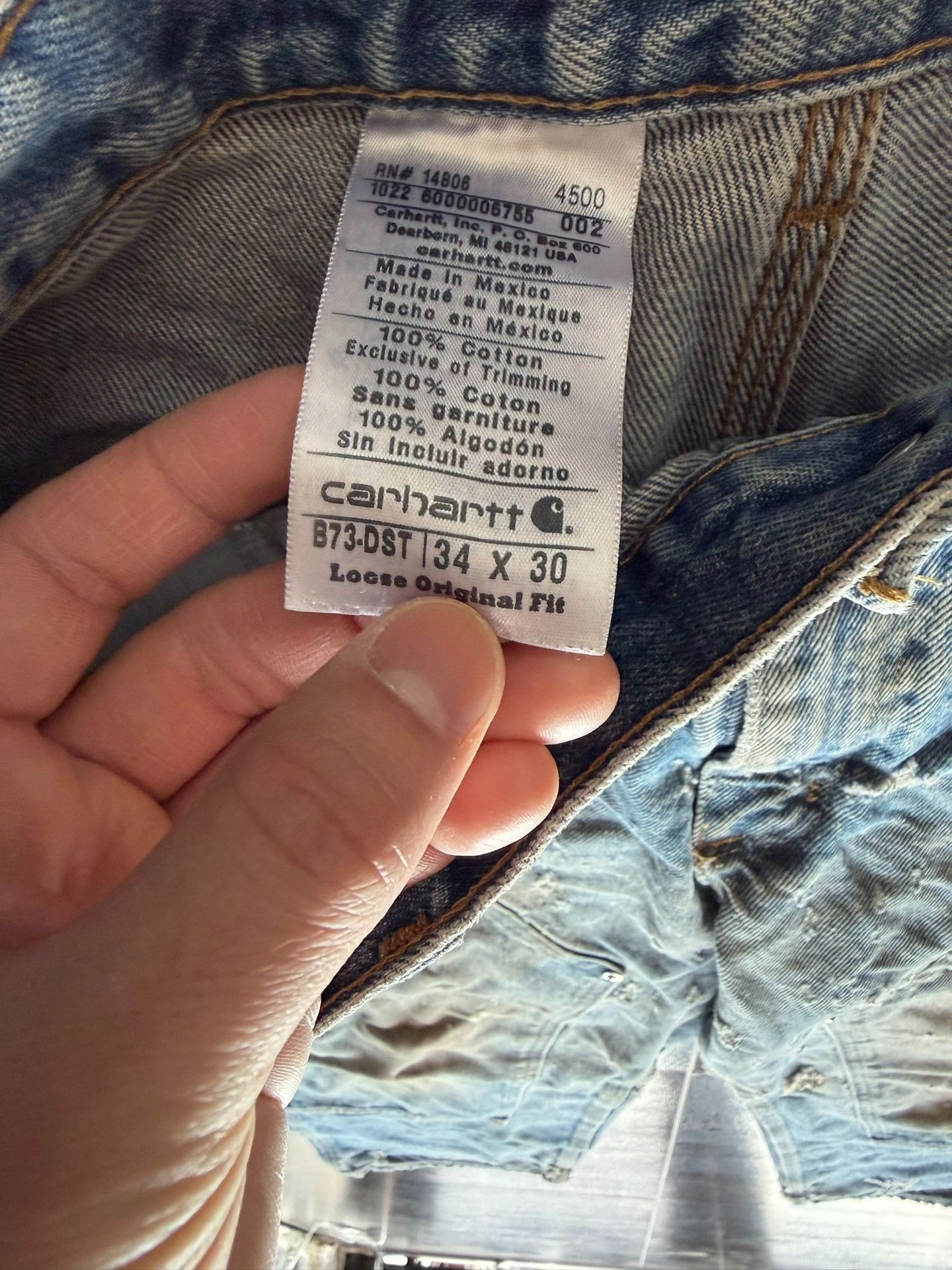 Vintage Vintage Carhartt B73 Work Pants Size US 30 / EU 46 - 7 Thumbnail