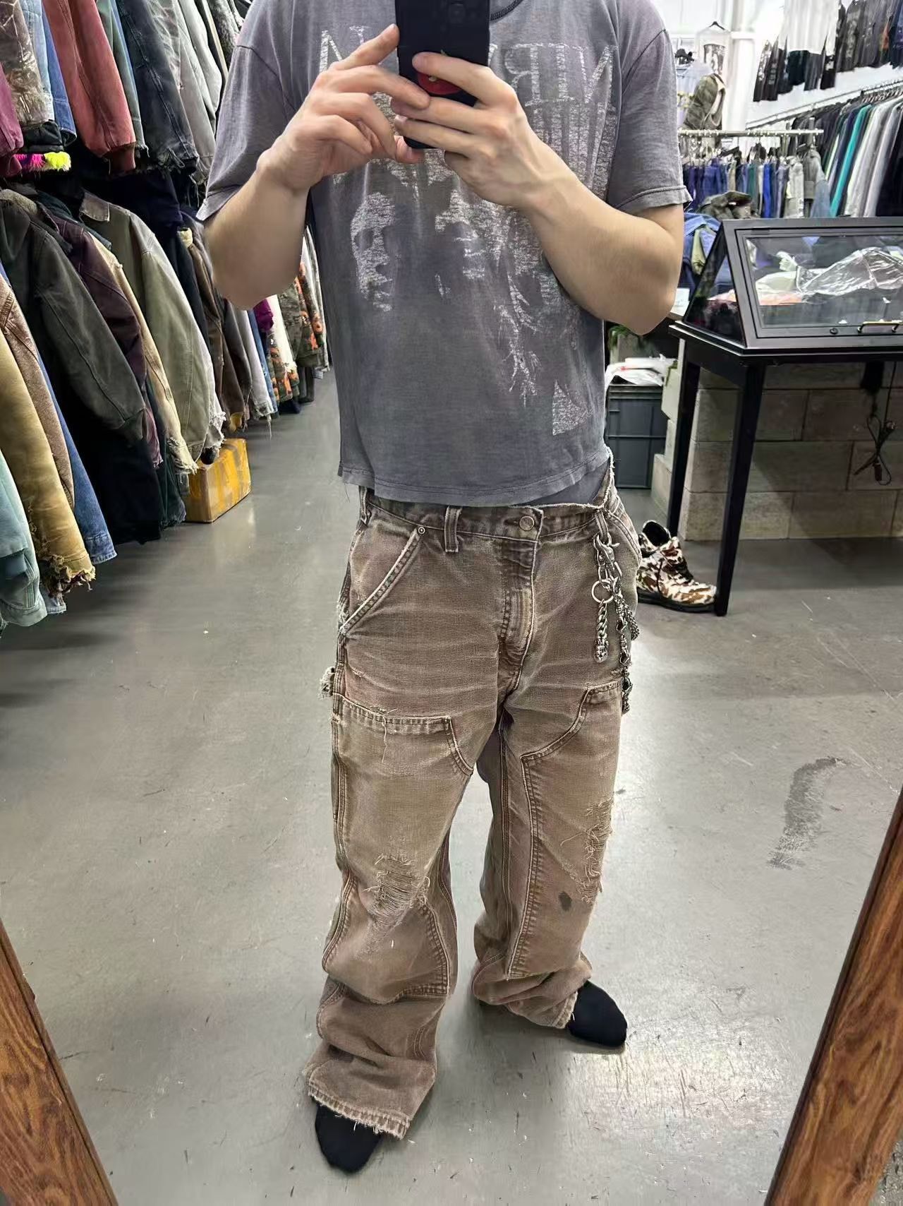 Vintage Vintage Carhartt B136 Work Pants Size US 35 - 8 Thumbnail