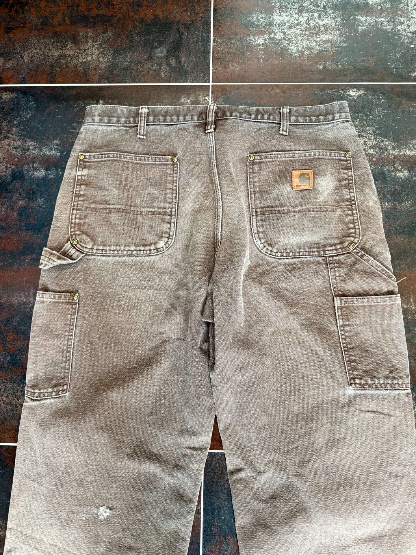 Vintage Vintage Carhartt B136 Work Pants Size US 35 - 6 Thumbnail