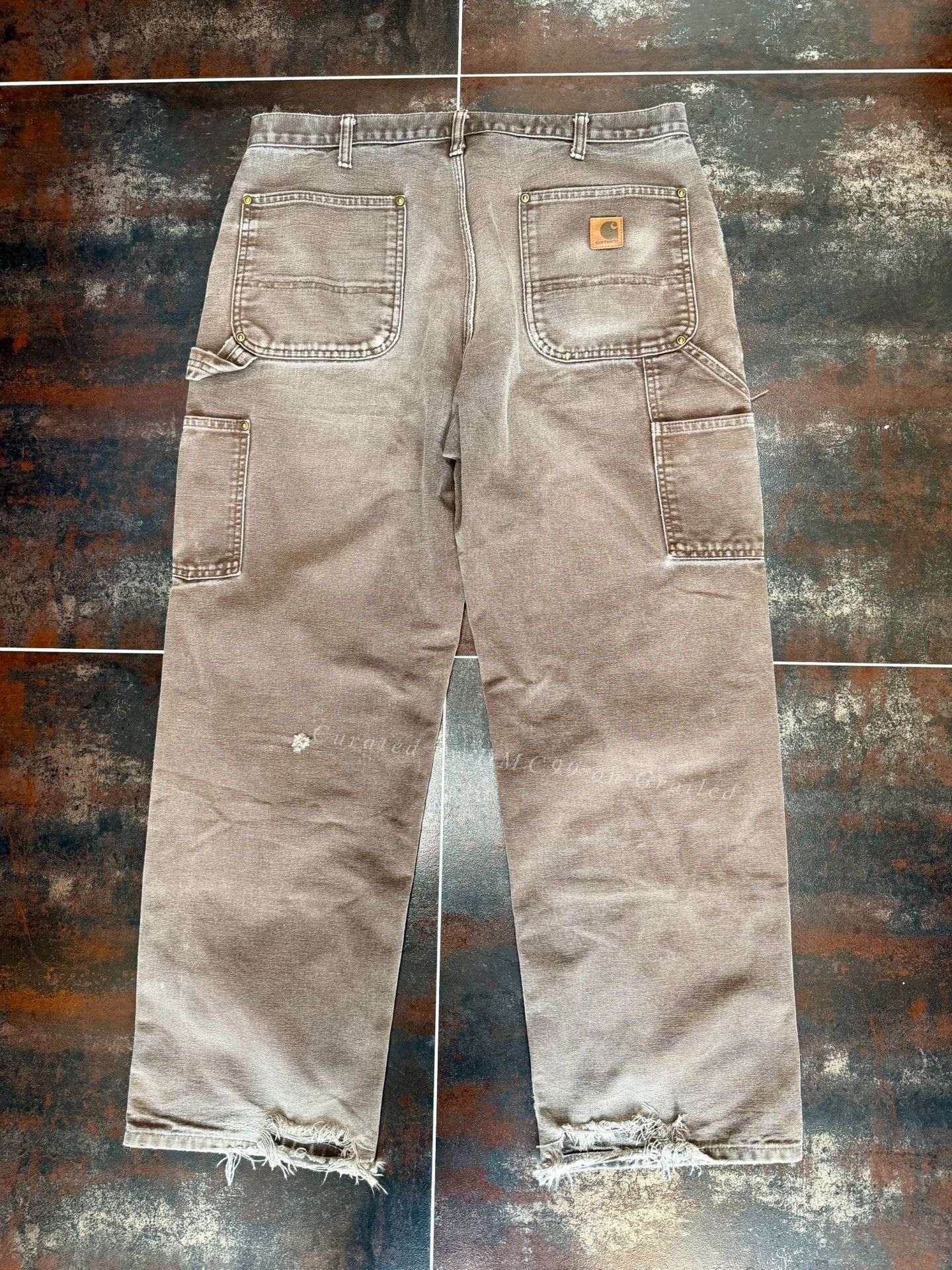 Vintage Vintage Carhartt B136 Work Pants Size US 35 - 4 Thumbnail