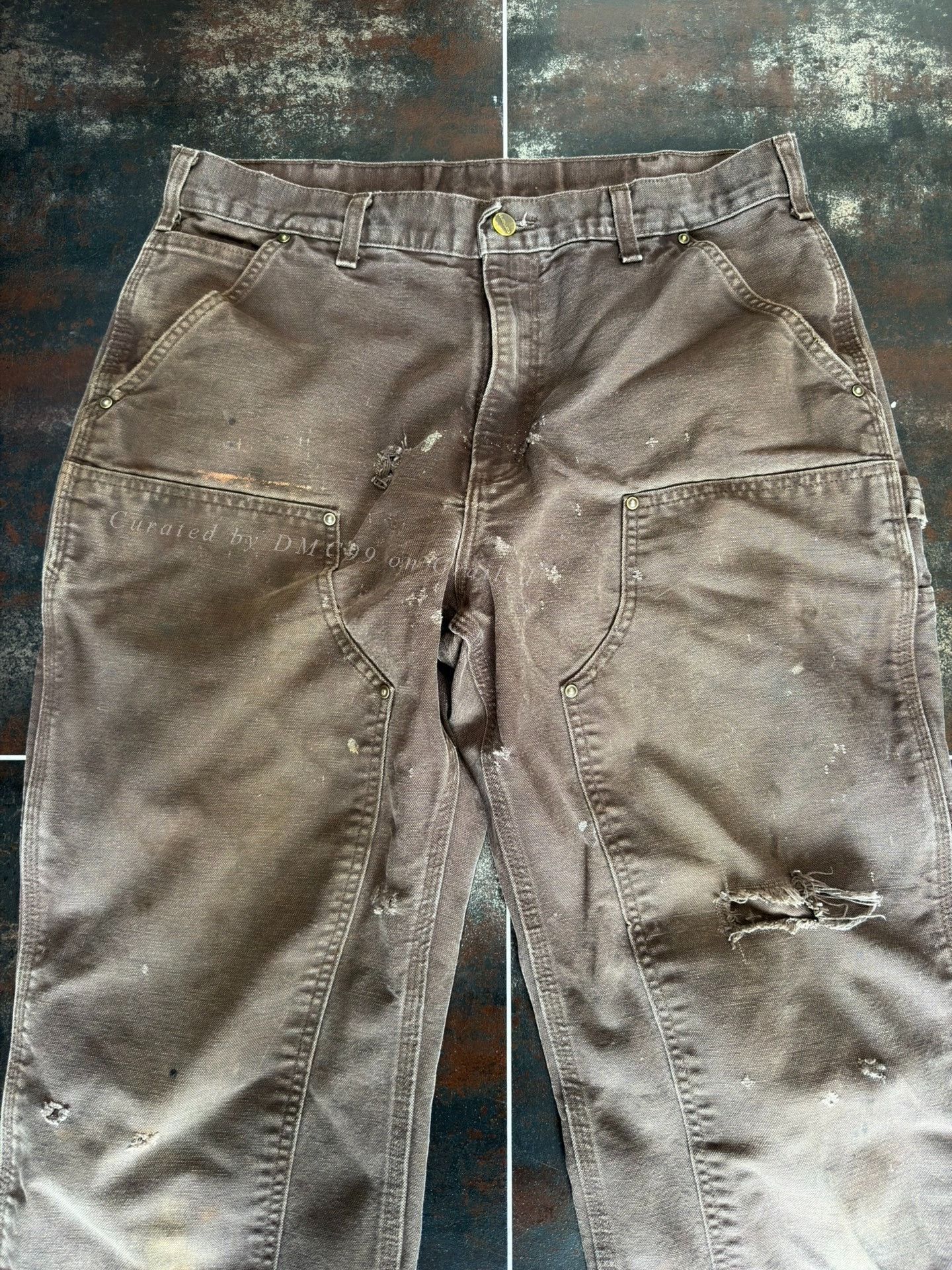 Vintage Vintage Carhartt B136 DKB Work Pants Size US 34 / EU 50 - 3 Thumbnail